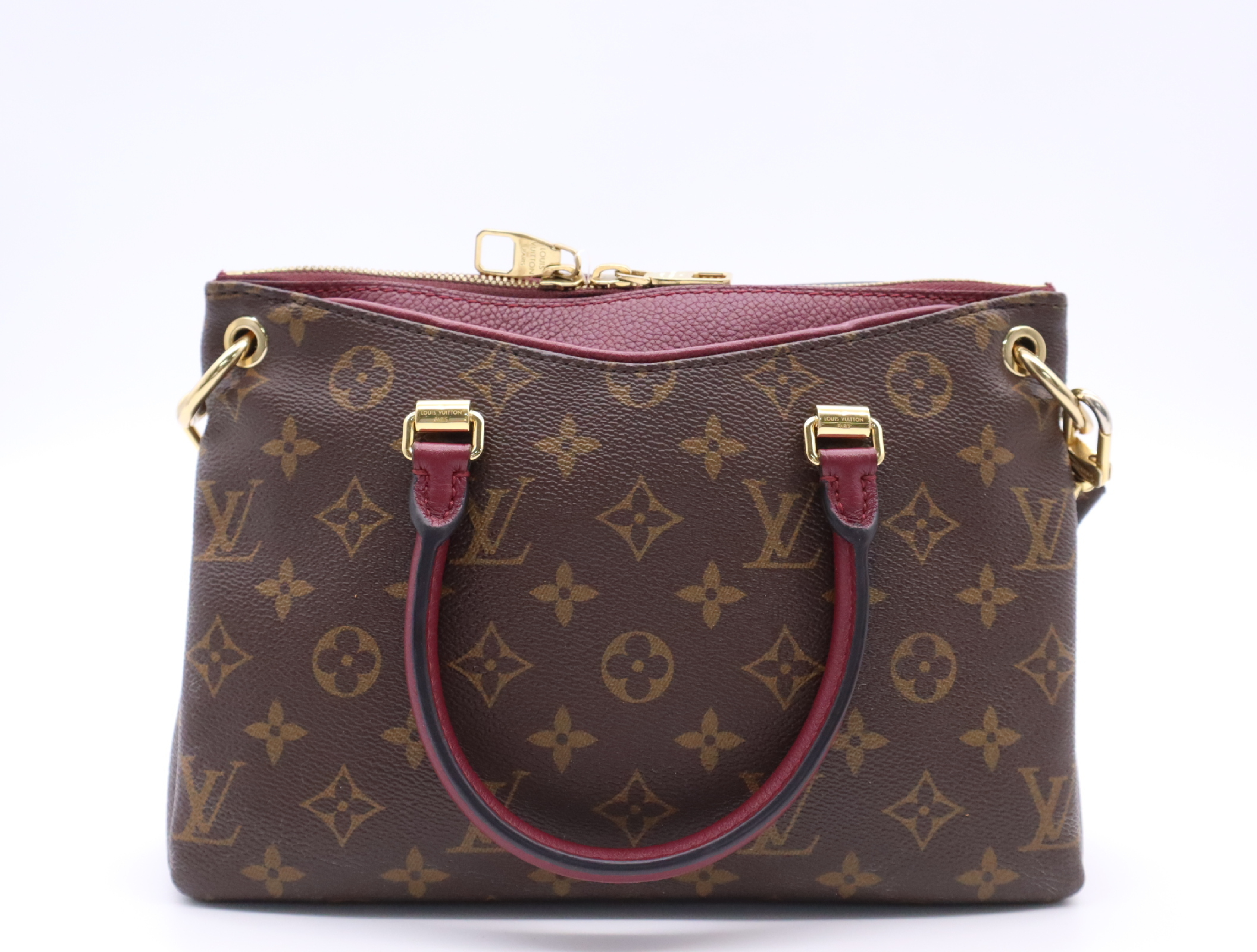 M42961 Monogram Pallas BB Raisin Handbag with Shoulder Strap — view 2
