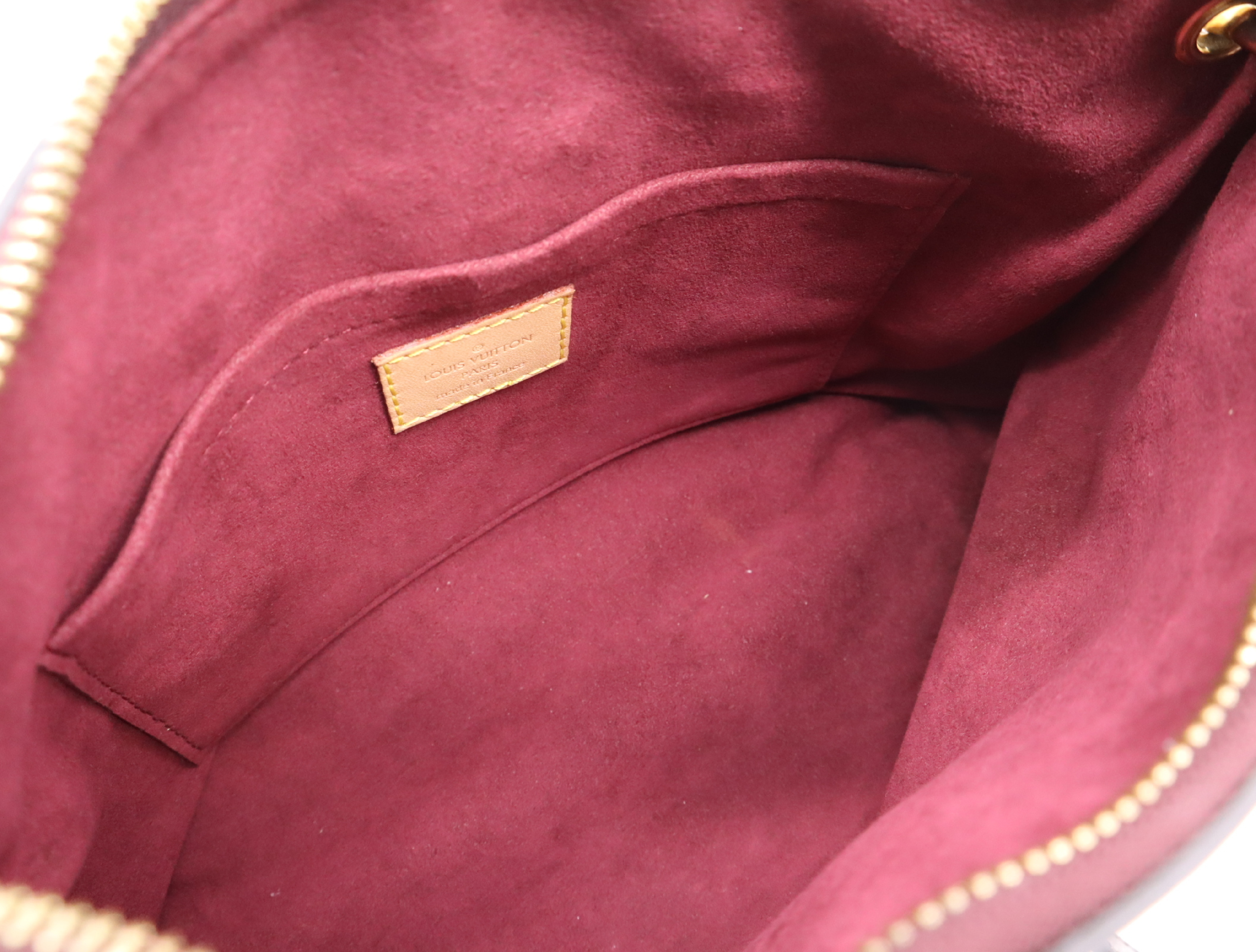 M42961 Monogram Pallas BB Raisin Handbag with Shoulder Strap — view 14