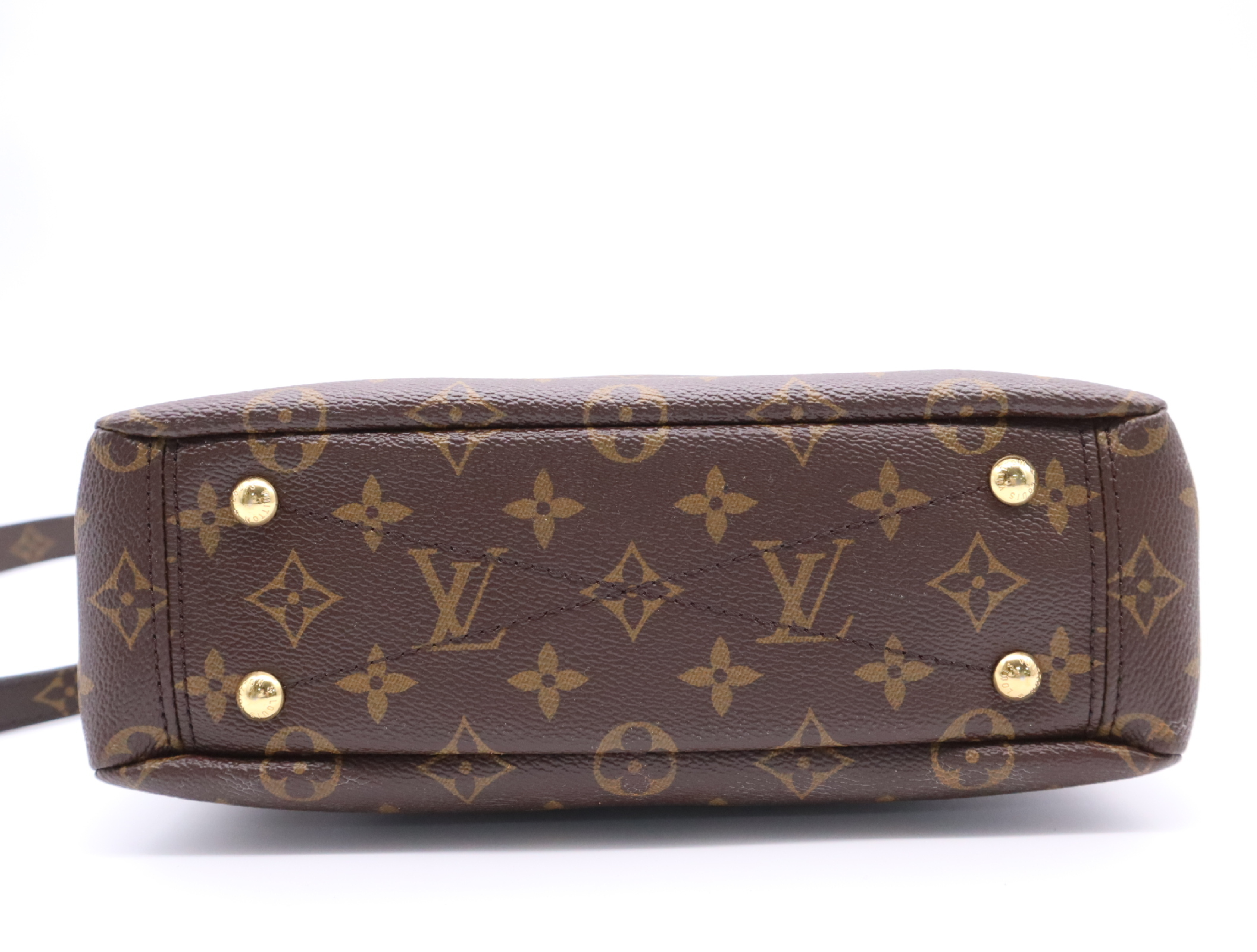 M42961 Monogram Pallas BB Raisin Handbag with Shoulder Strap — view 4