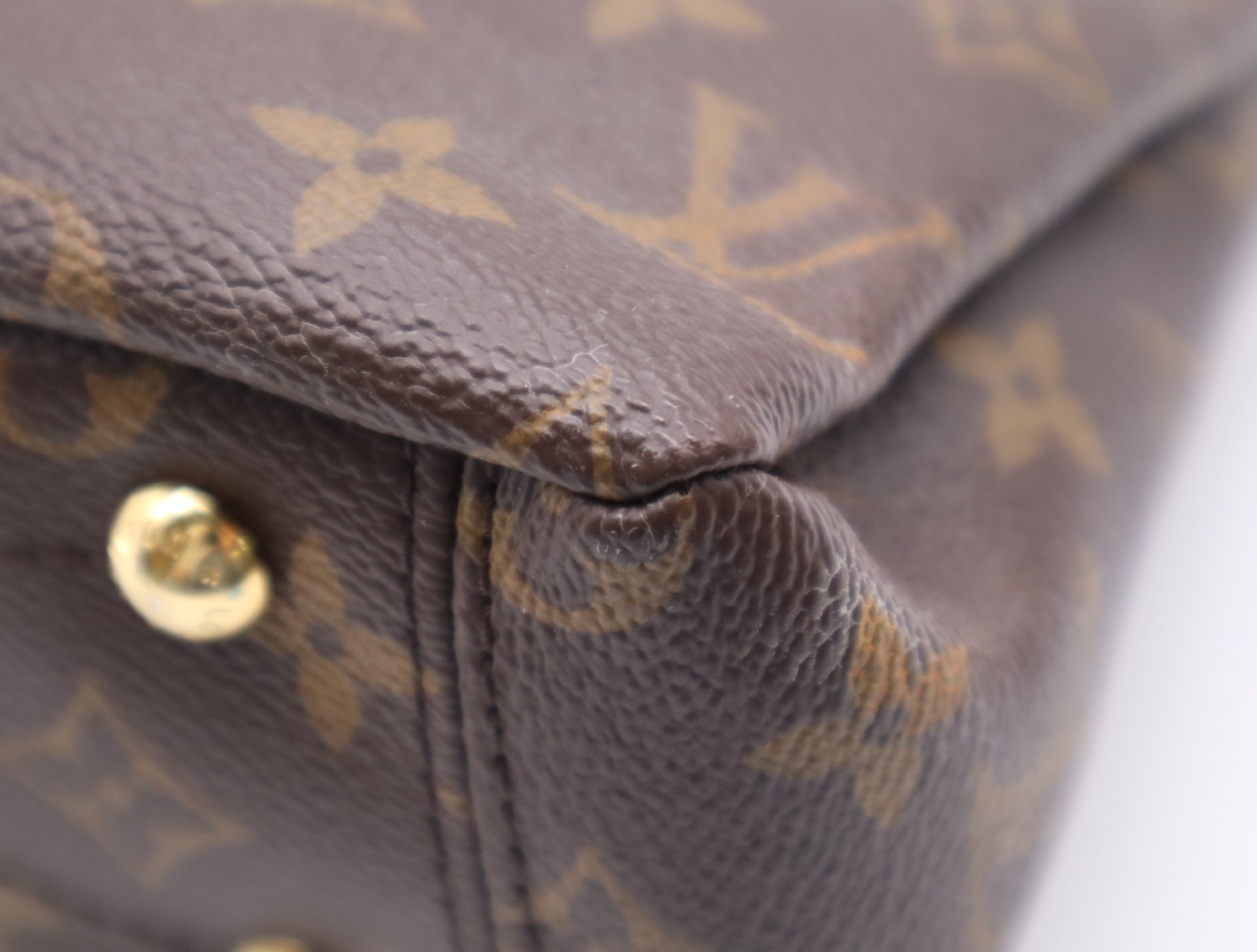 M42961 Monogram Pallas BB Raisin Handbag with Shoulder Strap — view 7