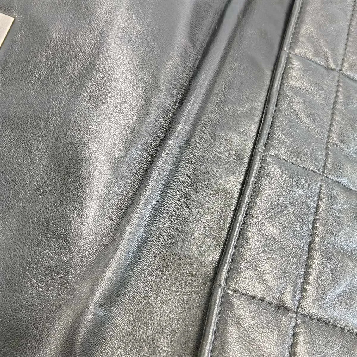 2.55 Lambskin Shoulder Bag, Chocolate Bar Pattern, Black with Silver Hardware, 5841799, Series 5 — view 13