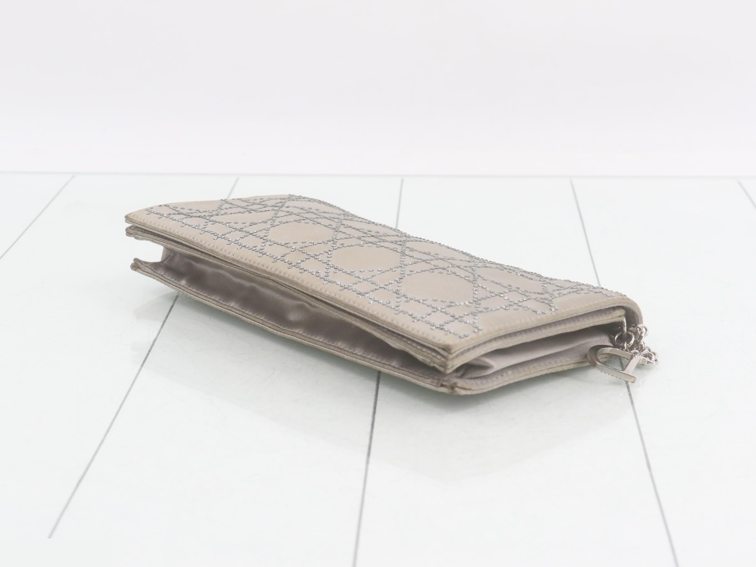 Satin Rhinestone Shoulder Bag — view 6