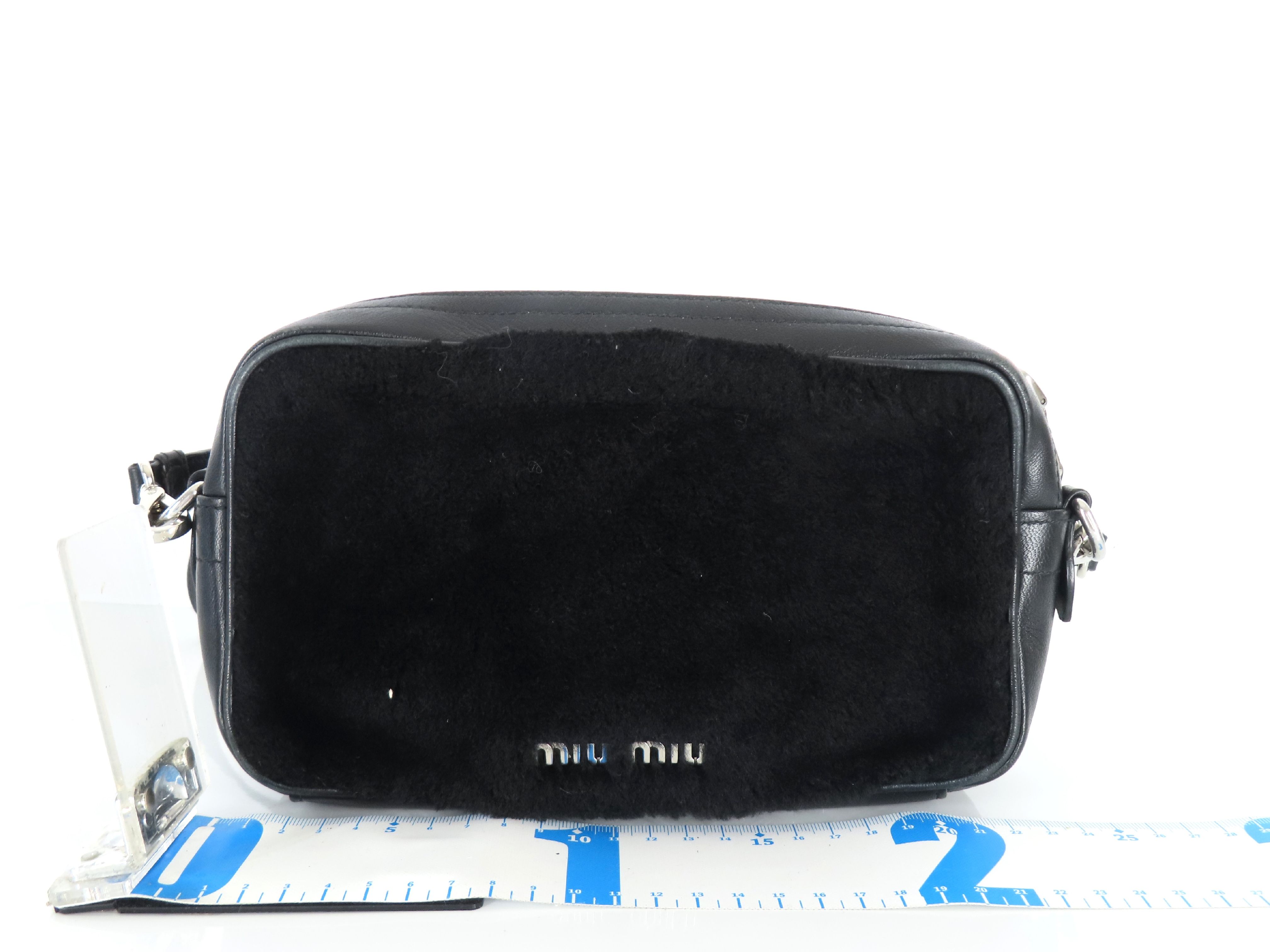 shoulder bag, sequined, fur, black shoulder bag — view 2