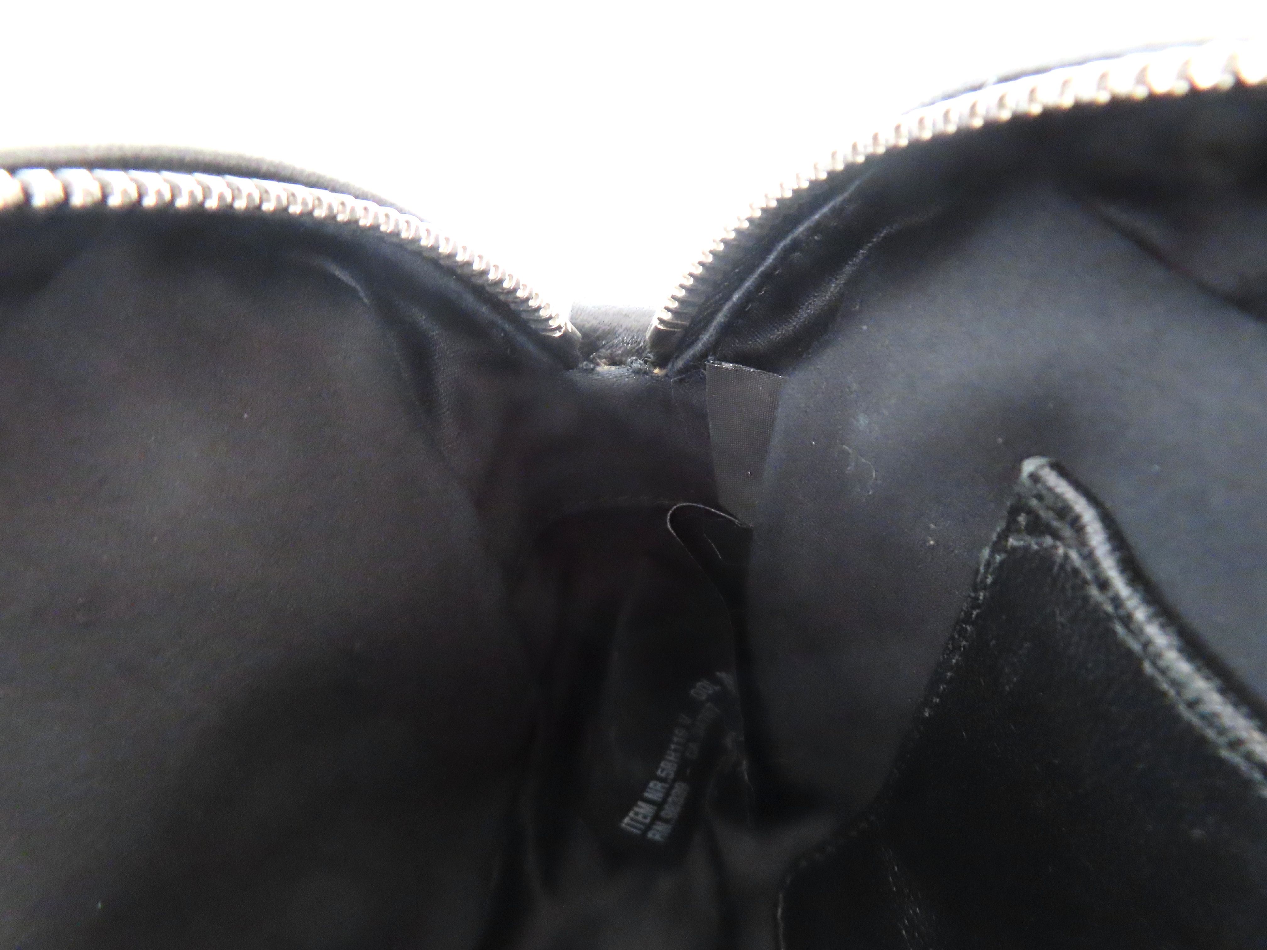 shoulder bag, sequined, fur, black shoulder bag — view 9