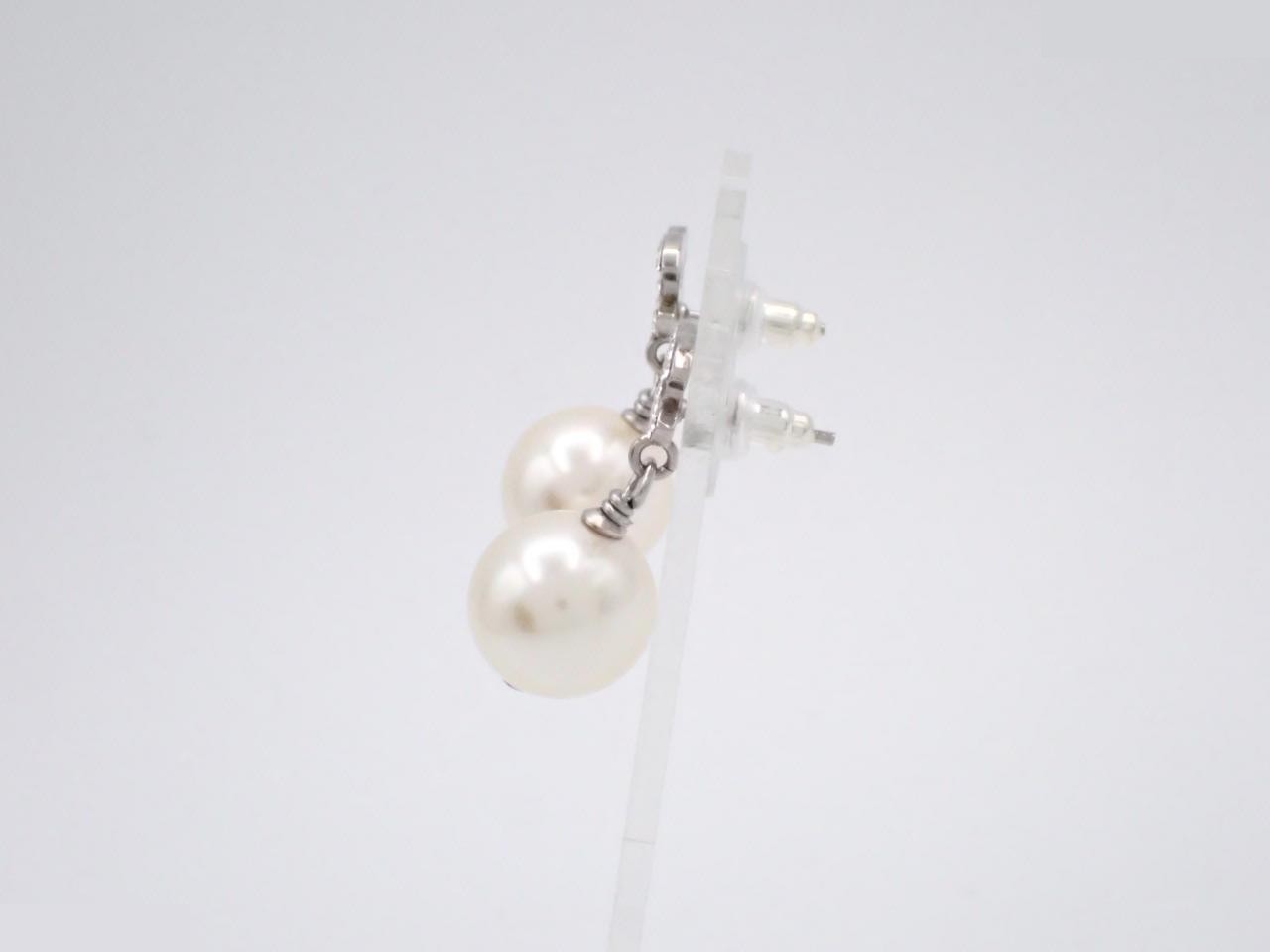 Earrings, Coco Mark, Pearl — view 3