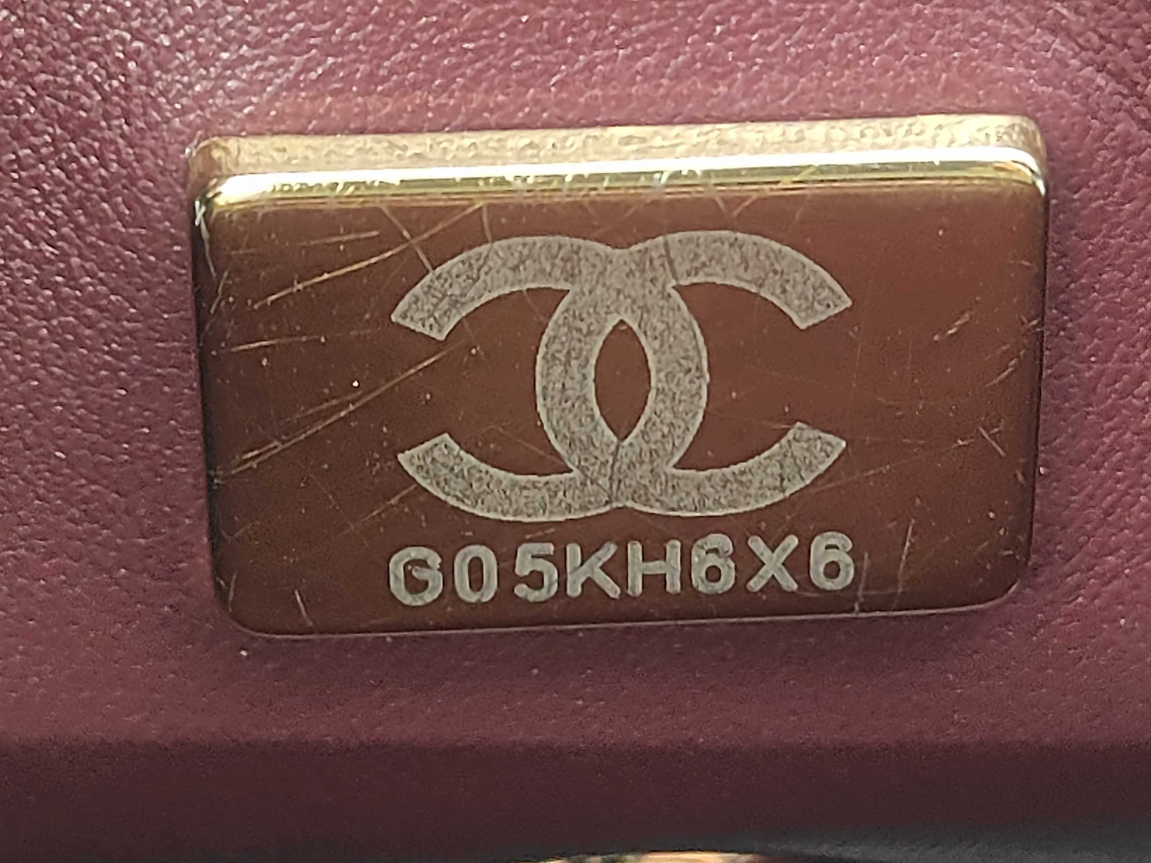 Matelassé Coco Handle XS 24 Caviar Skin Gold Hardware 2-way Handbag Shoulder Bag Serial Number Plate AS2215 Black Handbag — view 10