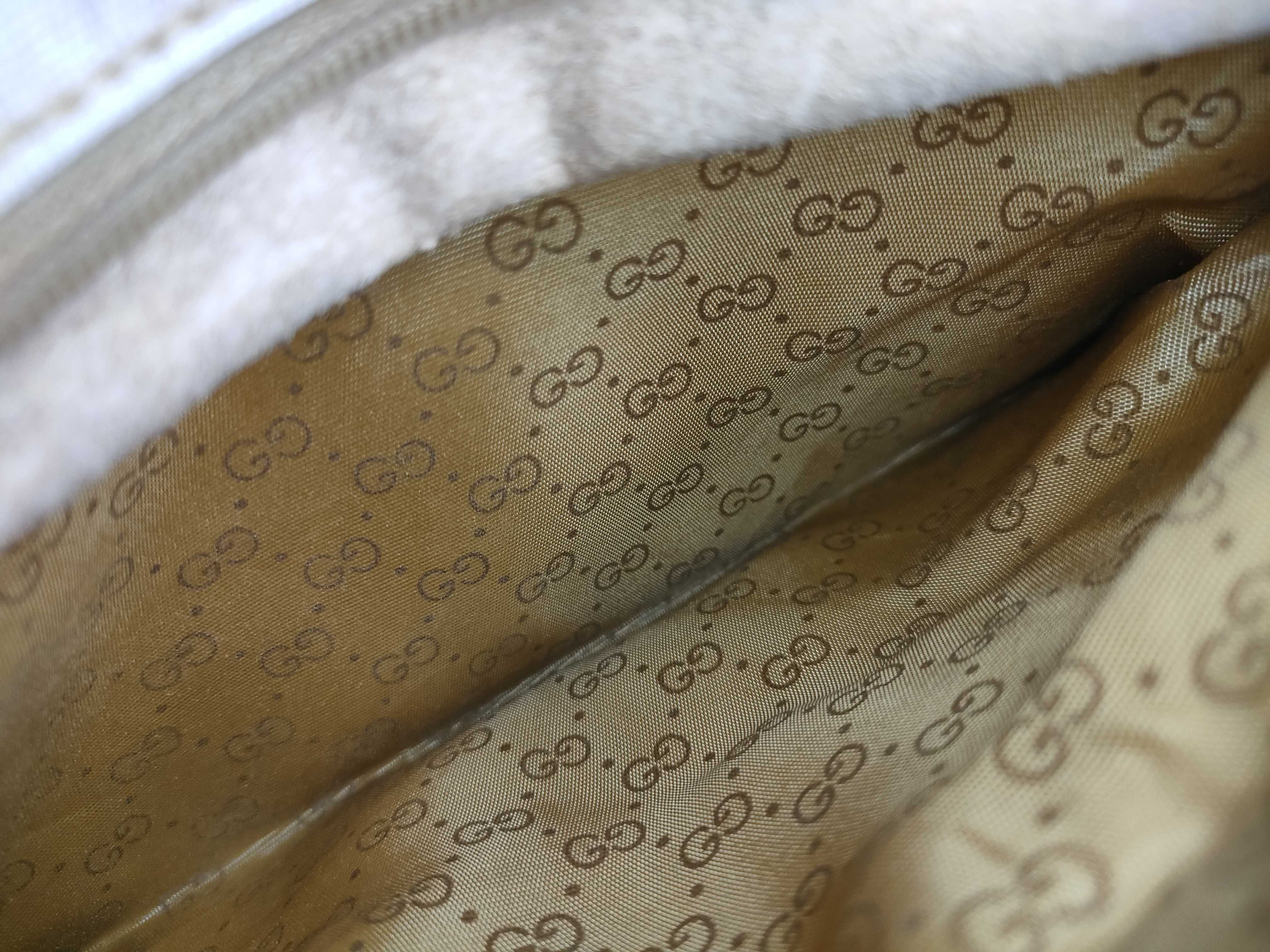GG Gucci Shoulder Bag, All-over Print, Off-white Shoulder Bag — view 12