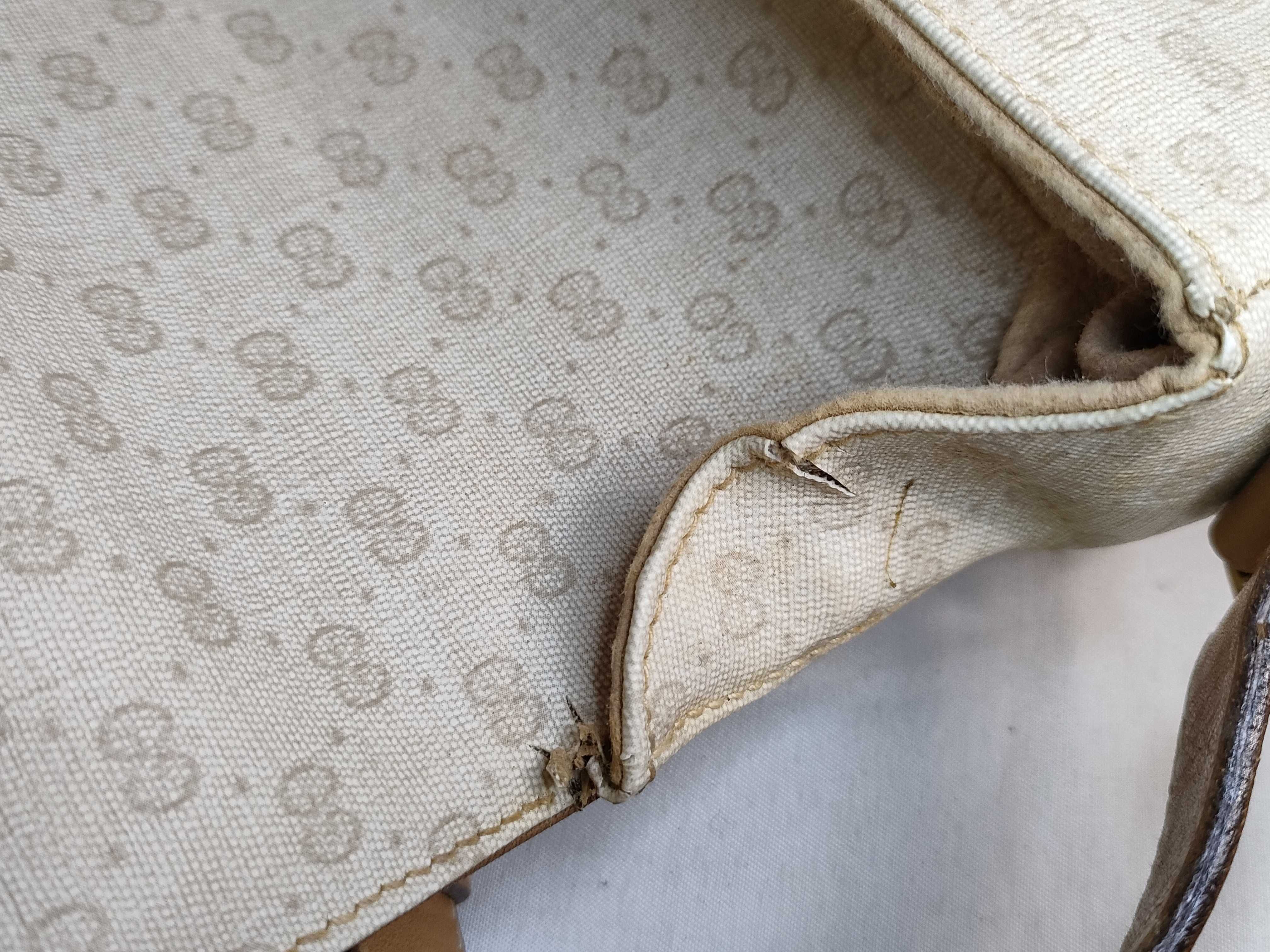 GG Gucci Shoulder Bag, All-over Print, Off-white Shoulder Bag — view 15