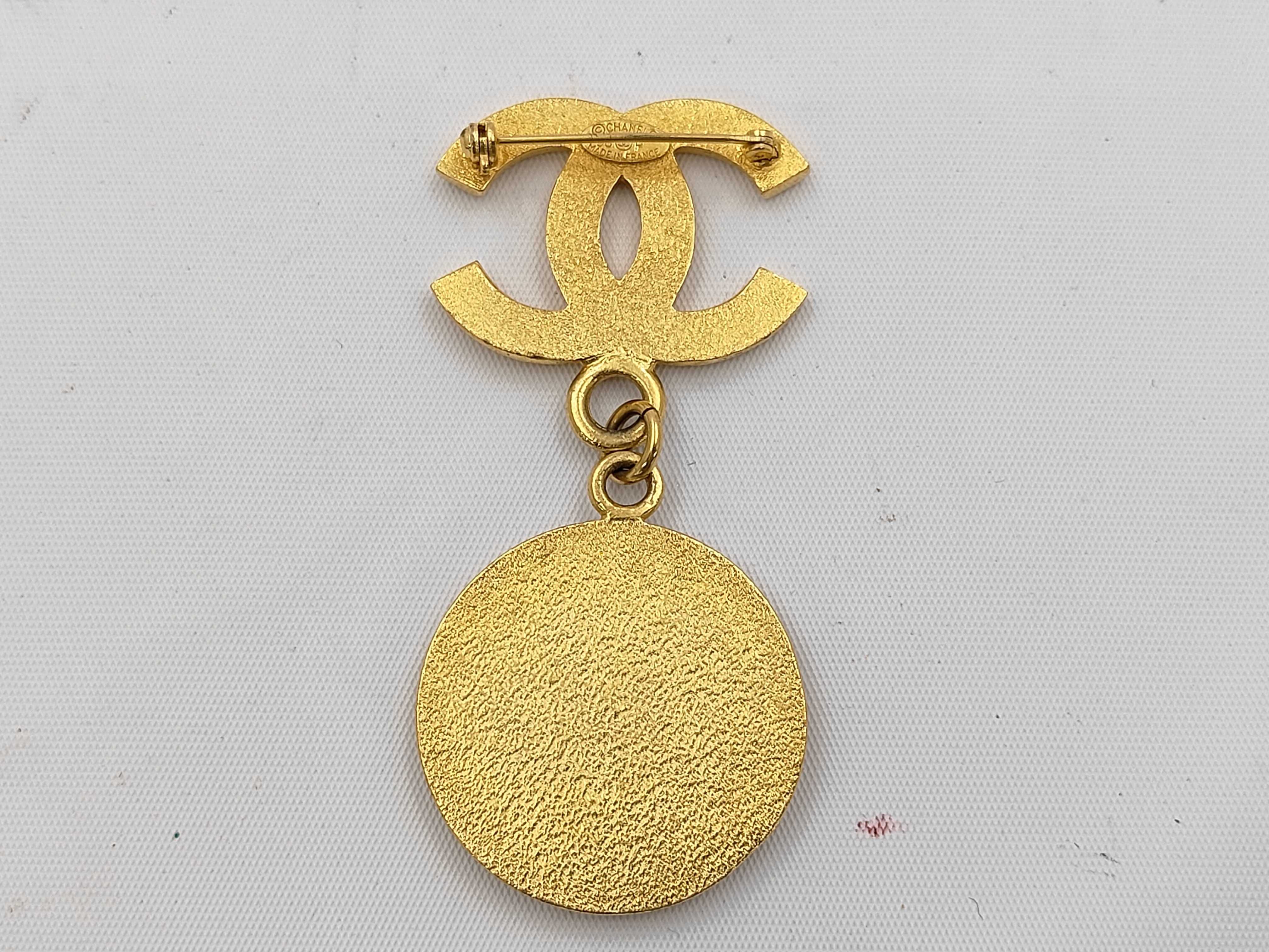 Brooch, Coco Mark Medal, GP Gold, 96P, Bag — view 2