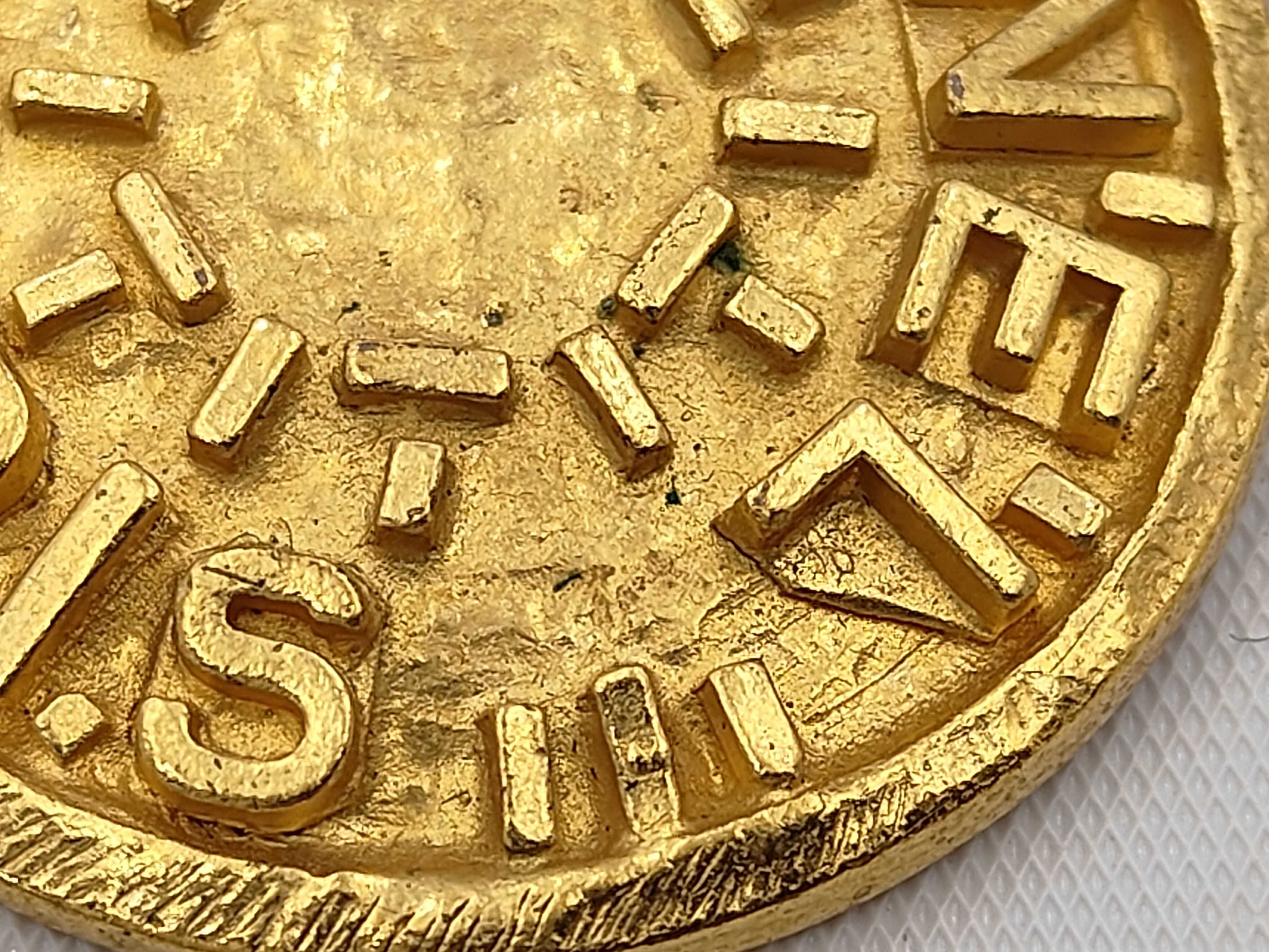 Brooch, Coco Mark Medal, GP Gold, 96P, Bag — view 7