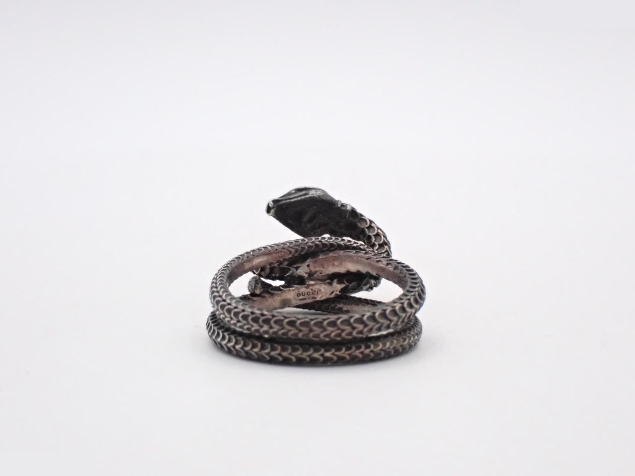 Snake ring, stamped #20, 925g/10.3g — view 2