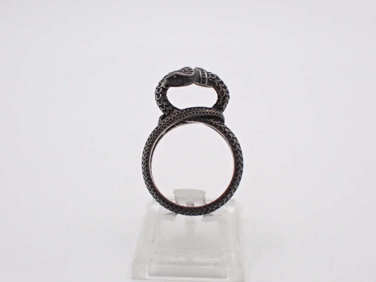 Snake ring, stamped #20, 925g/10.3g — view 3