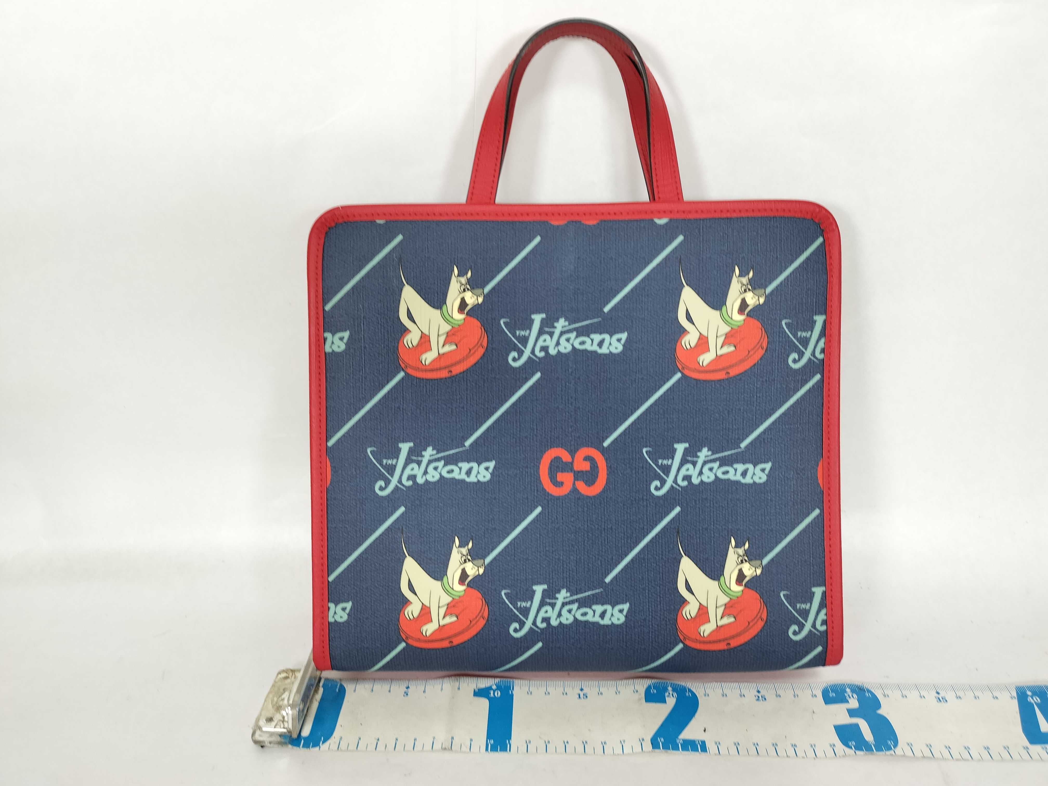 Jetson collaboration handbag, navy and red. — view 2