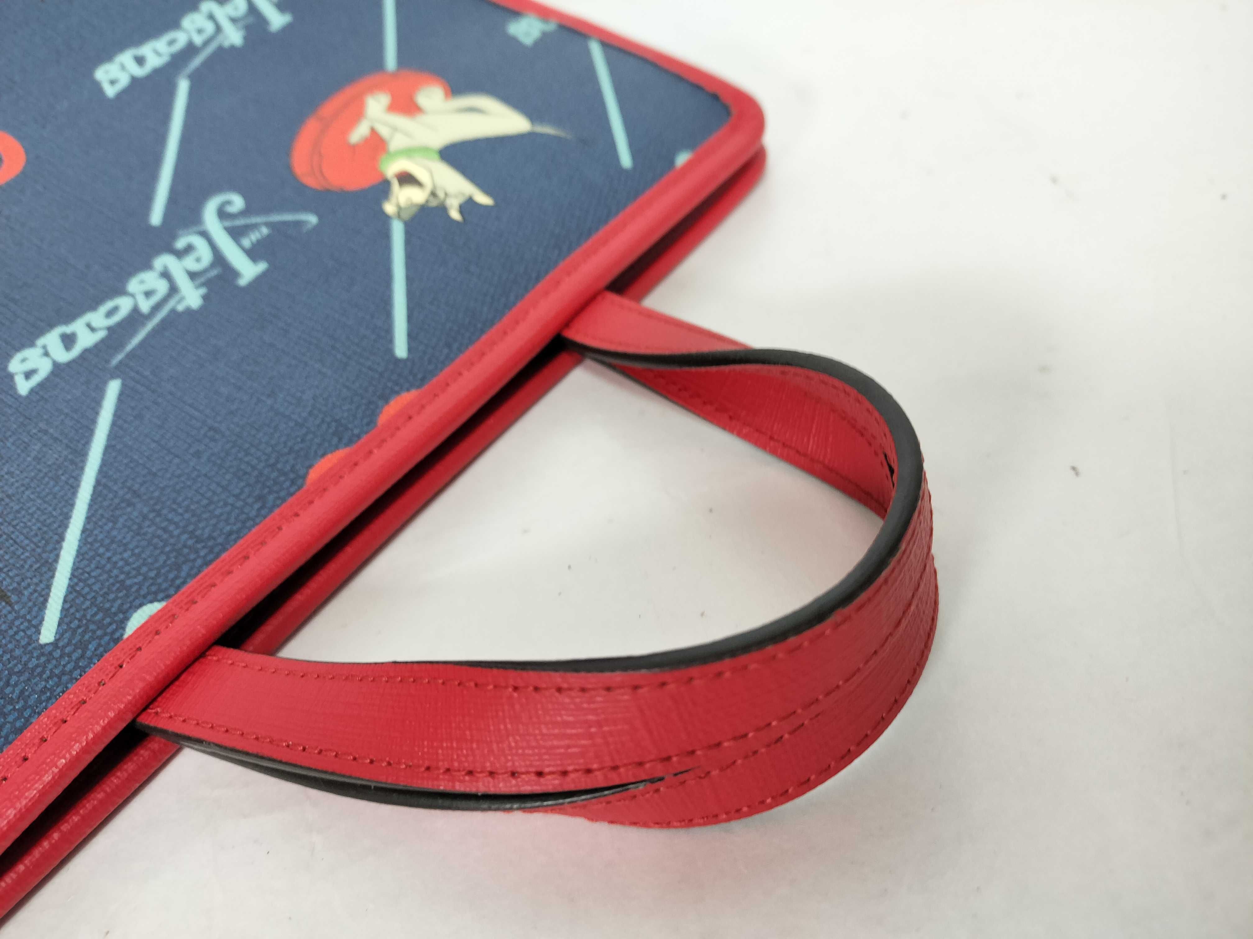 Jetson collaboration handbag, navy and red. — view 3