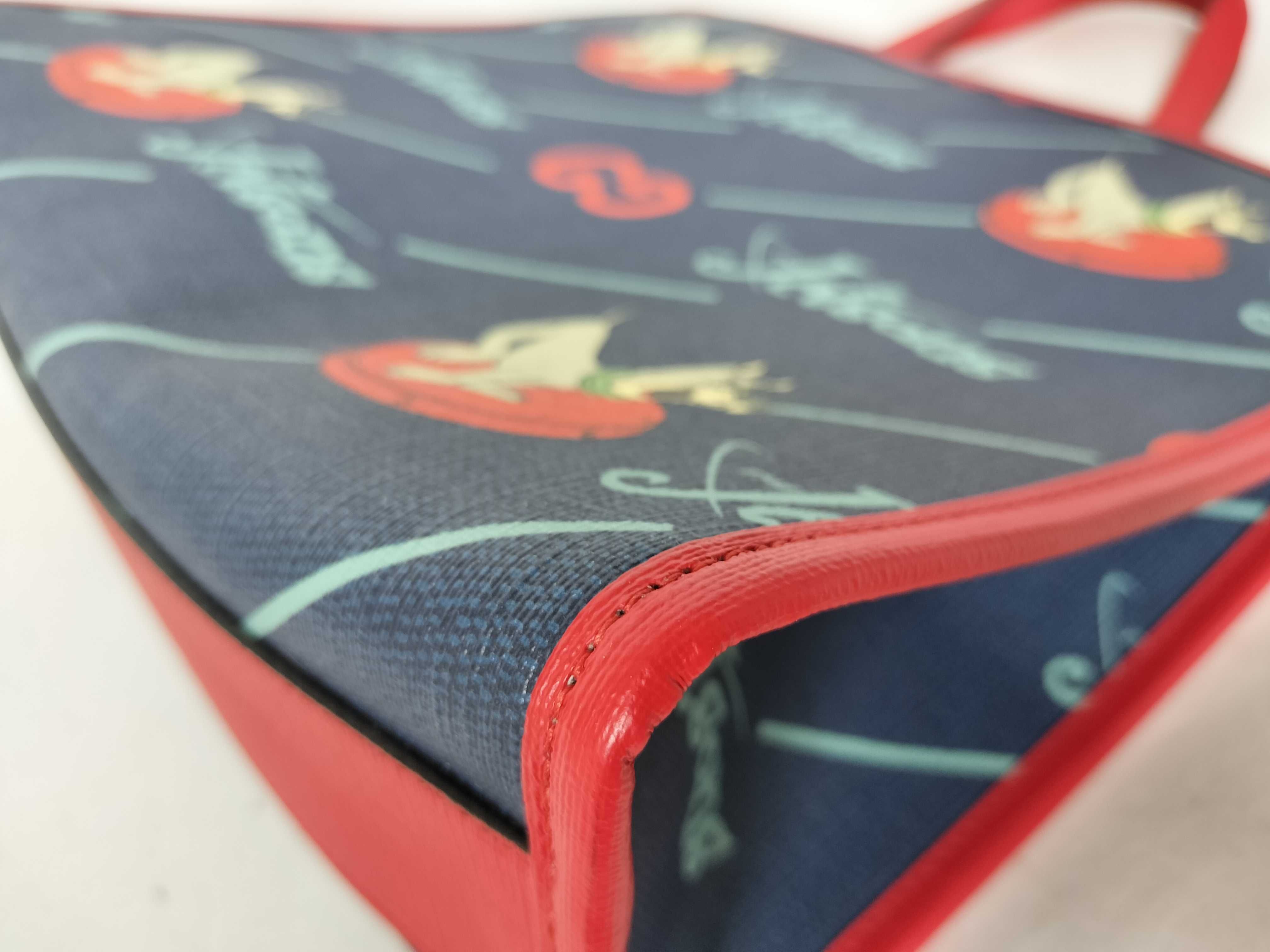 Jetson collaboration handbag, navy and red. — view 6