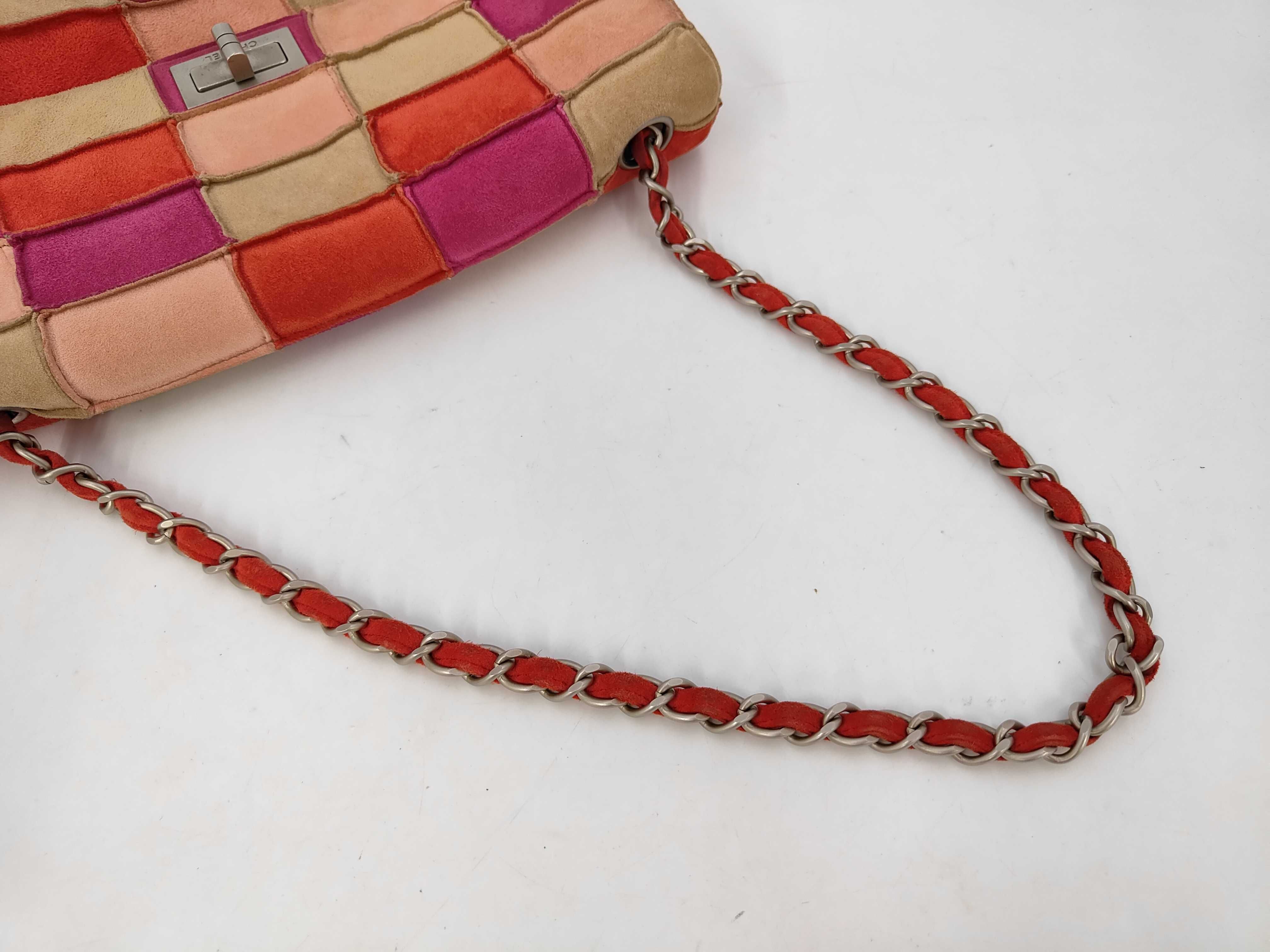 bag, Chanel 5806053 Chocolate Bar Patchwork Shoulder Bag — view 5