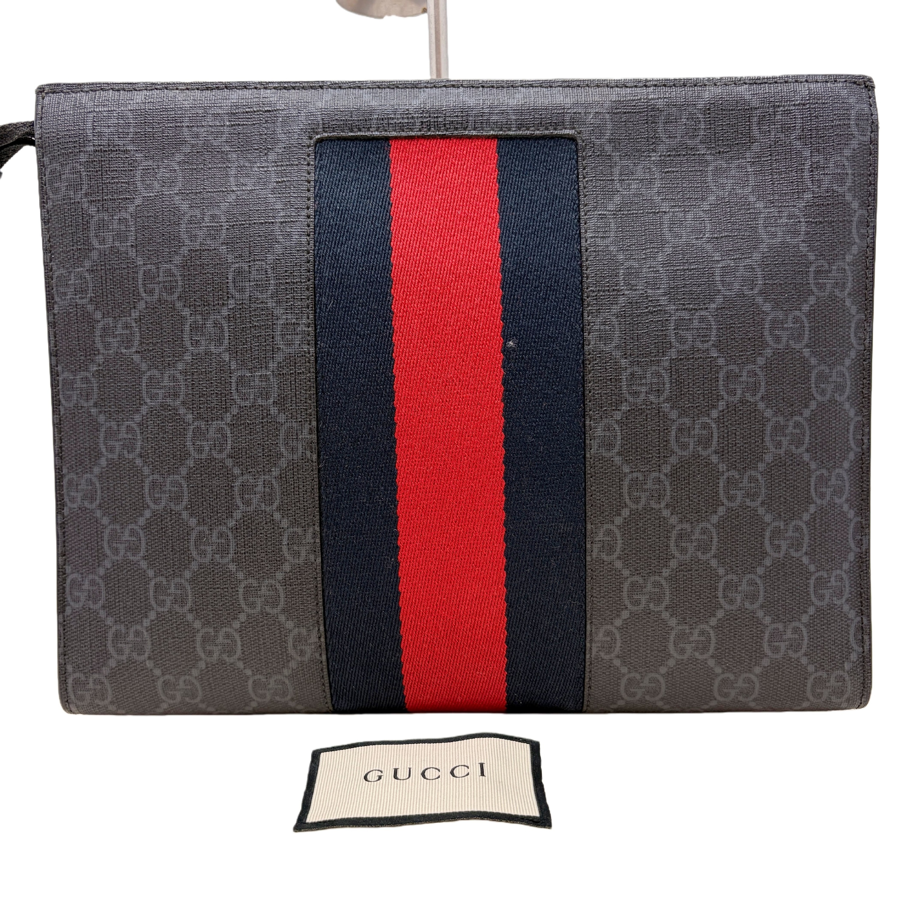 GG Supreme Webbing Line Clutch Bag — view 2