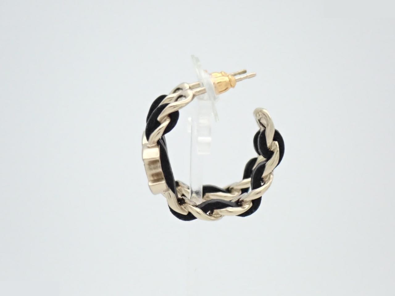Coco Leather Earrings 16B (Pair) — view 3