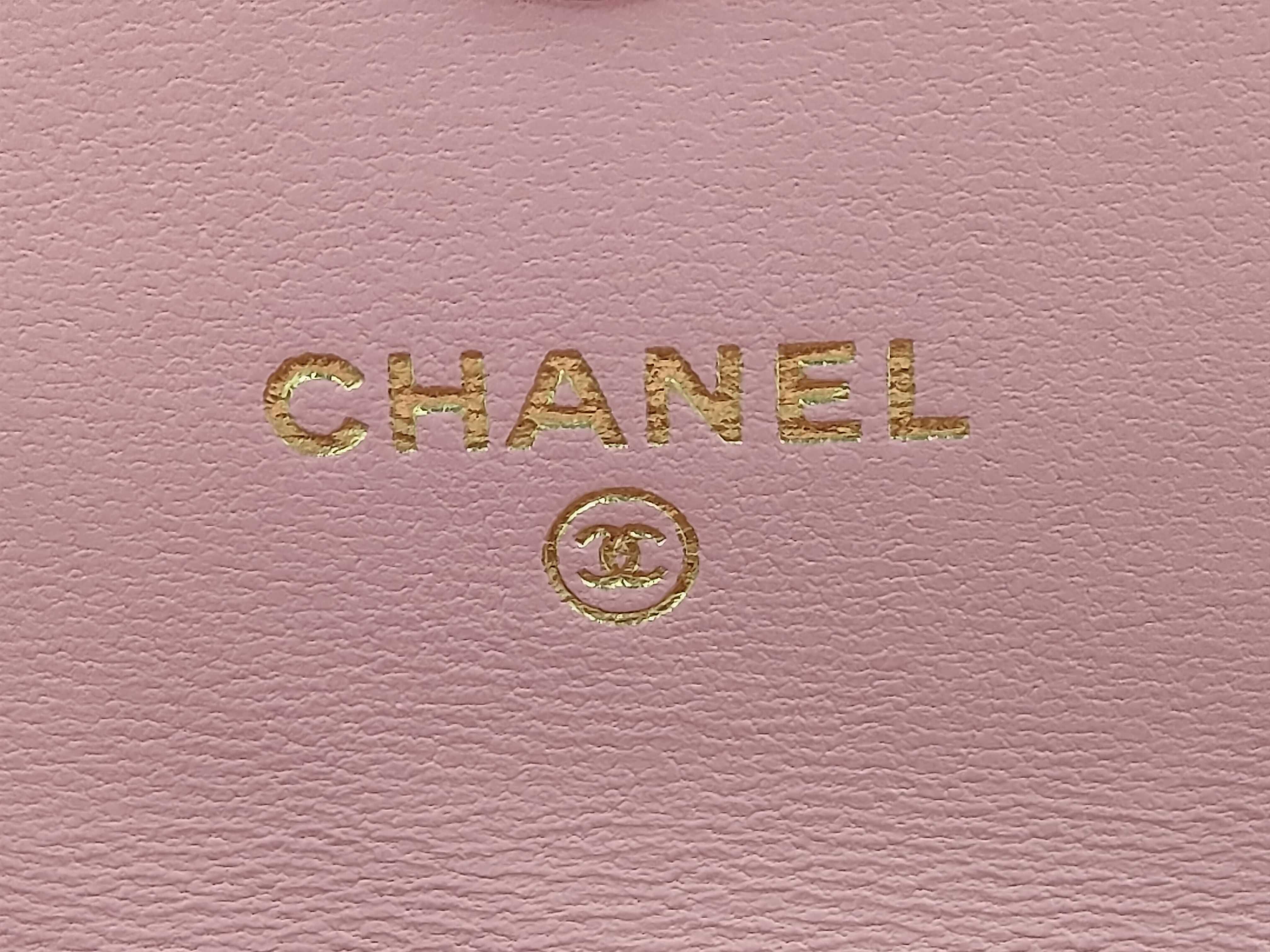 Lambskin Pink Handle Chain Shoulder Bag with IC Chip — view 7