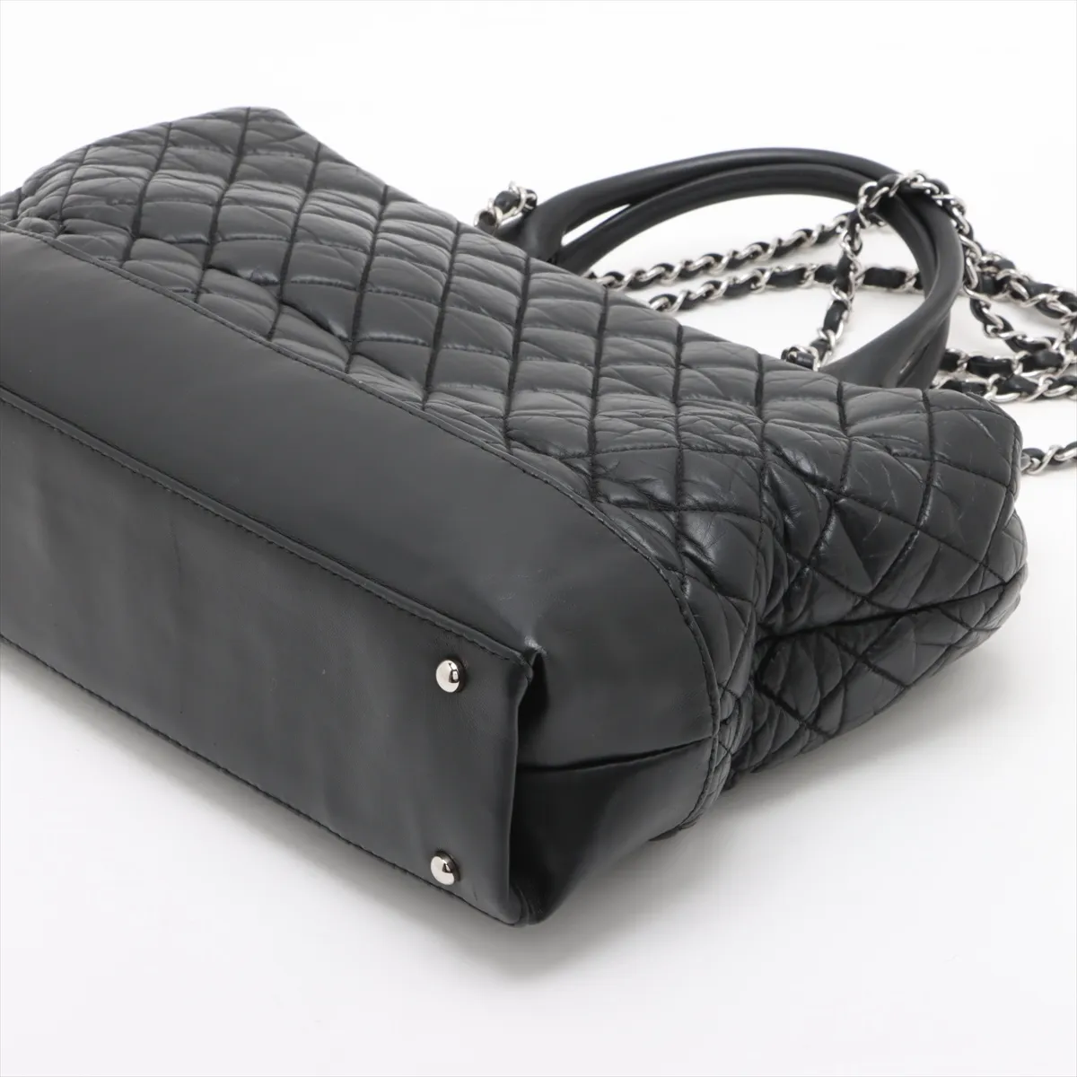 Portobello Vintage Calf 2WAY Handbag Black Silver Hardware 17328416 17th Series — view 3