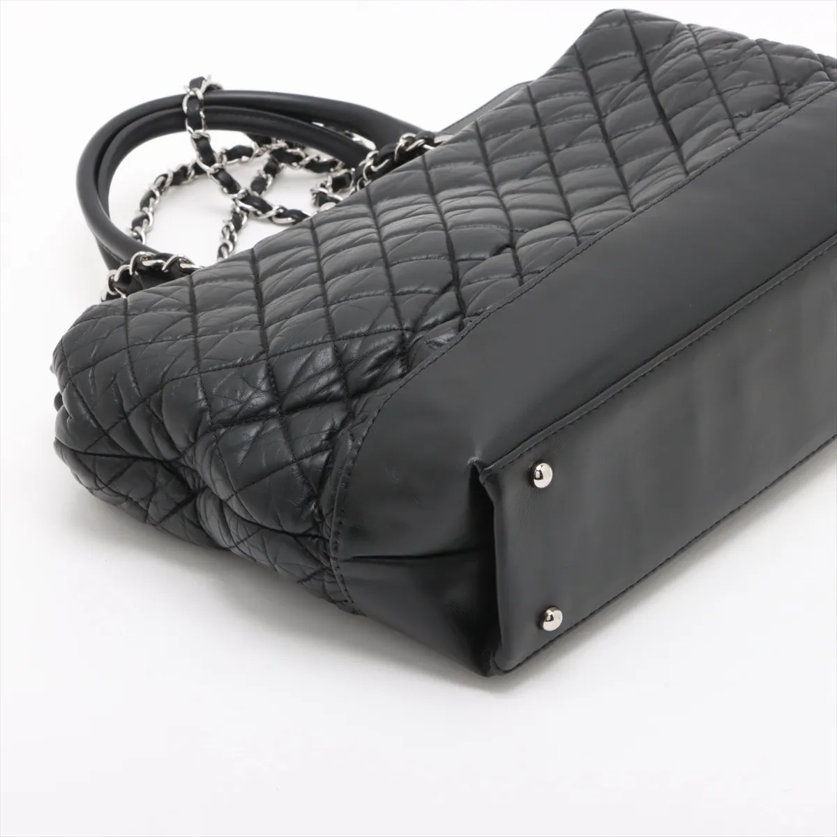 Portobello Vintage Calf 2WAY Handbag Black Silver Hardware 17328416 17th Series — view 4