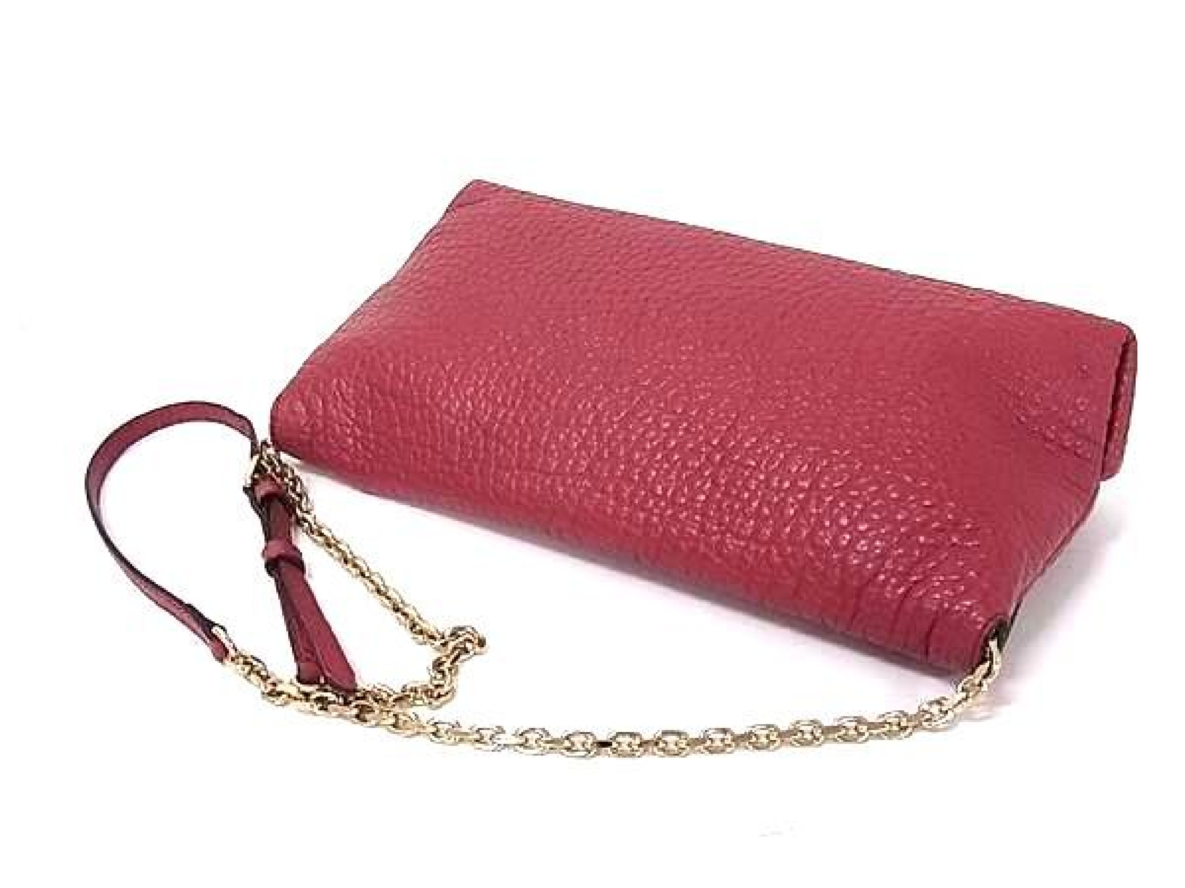 Leather Crossbody Shoulder Bag for Women, Red (FY5286) — view 3