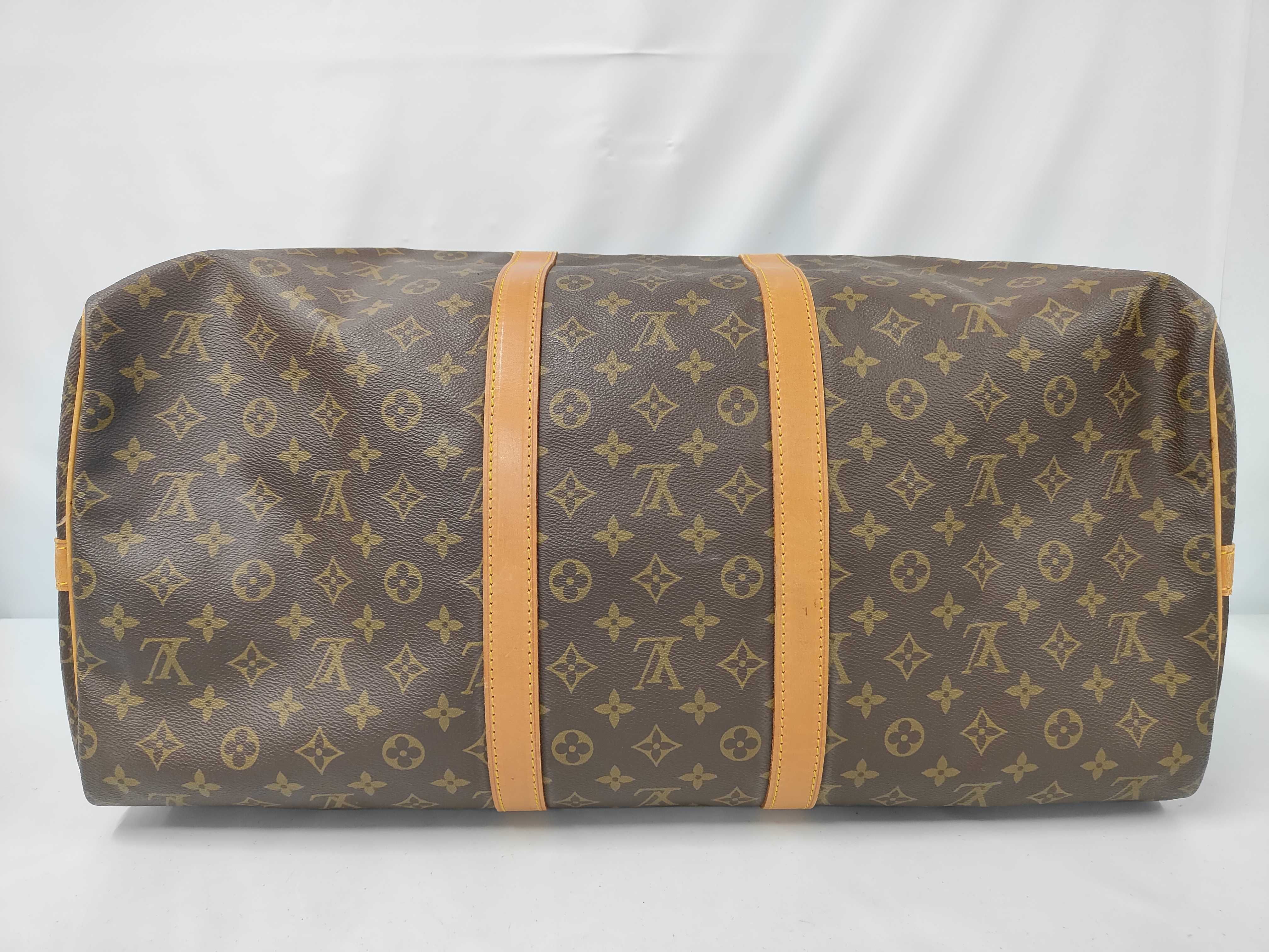 Monogram M41414 Keepall Bandoulière 55 Boston Bag — view 3