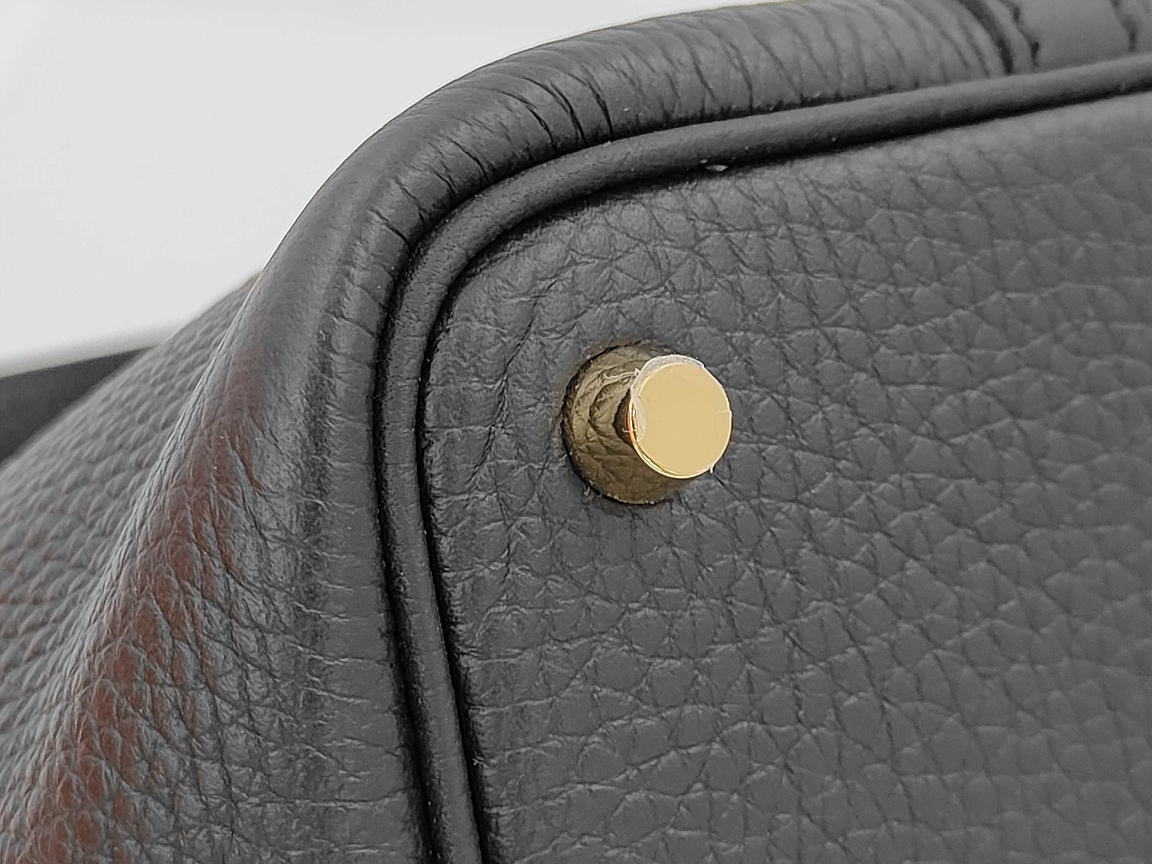 Picotin PM K stamp handbag, Noir (black) handbag — view 7