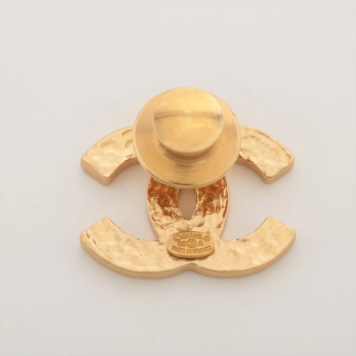 Coco Mark 02A Pin Brooch GP Gold x Black — view 2