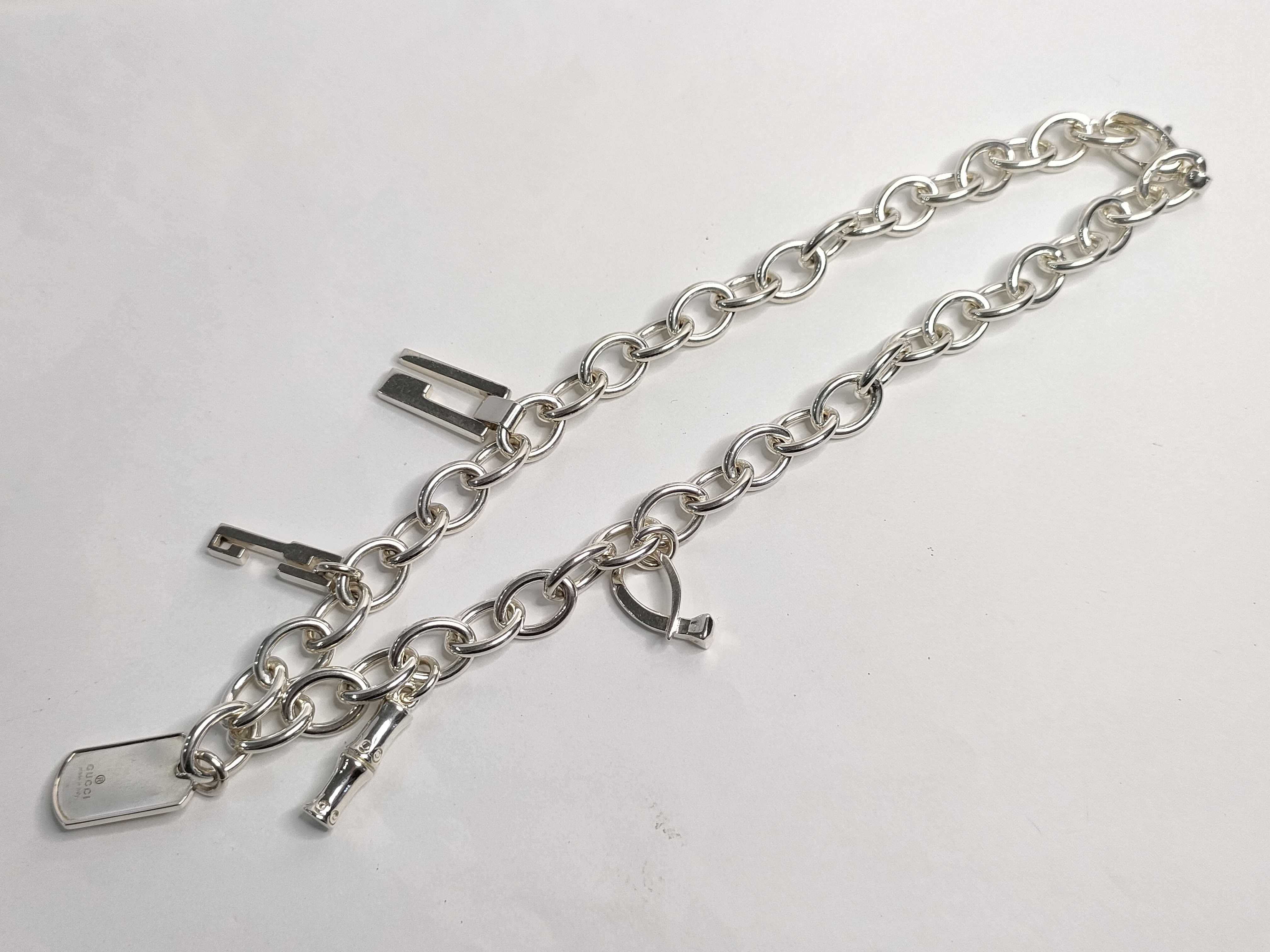 5-Charm Necklace, SV925 (Sterling Silver) — view 9