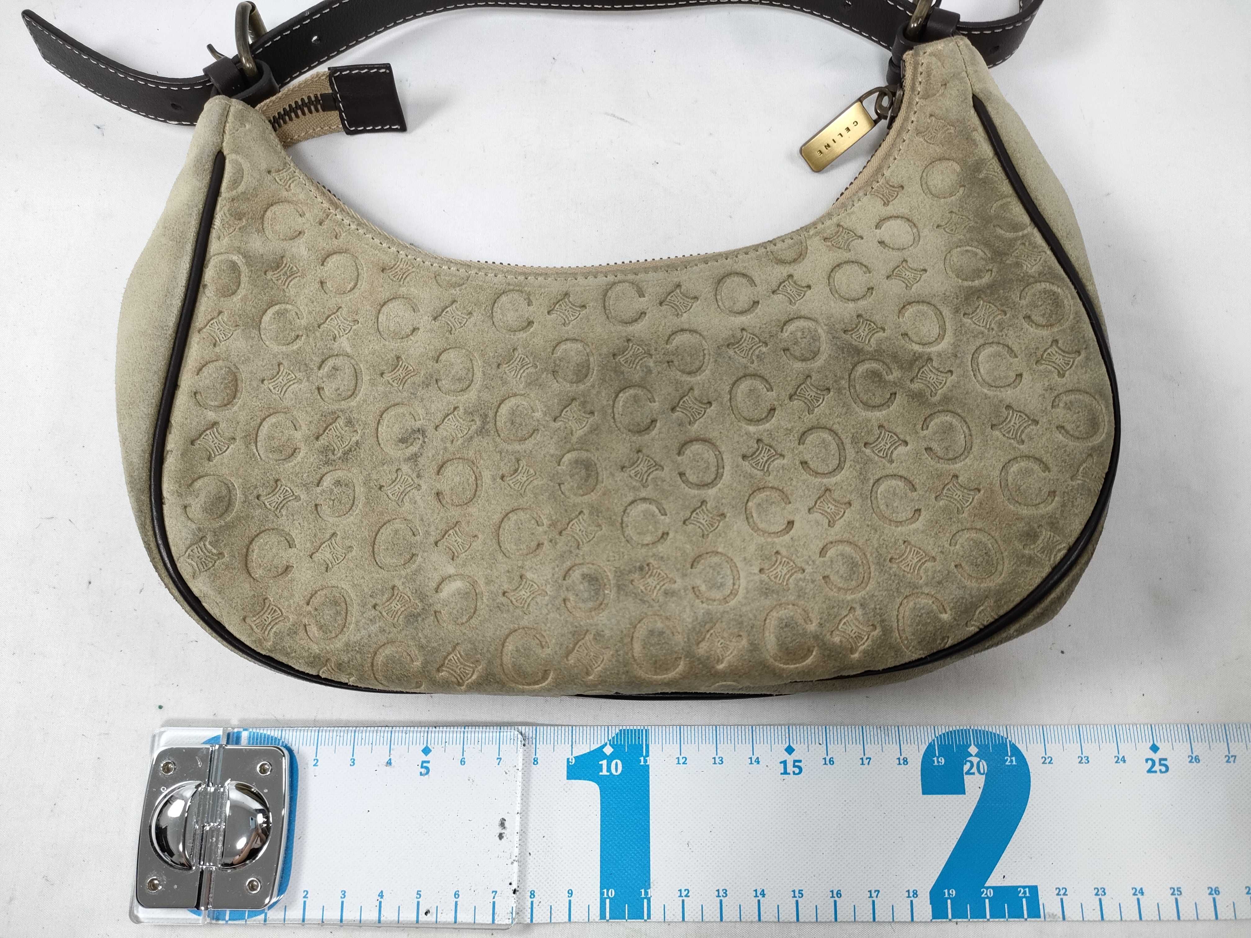 One-Shoulder Hobo Macadam Handbag — view 2