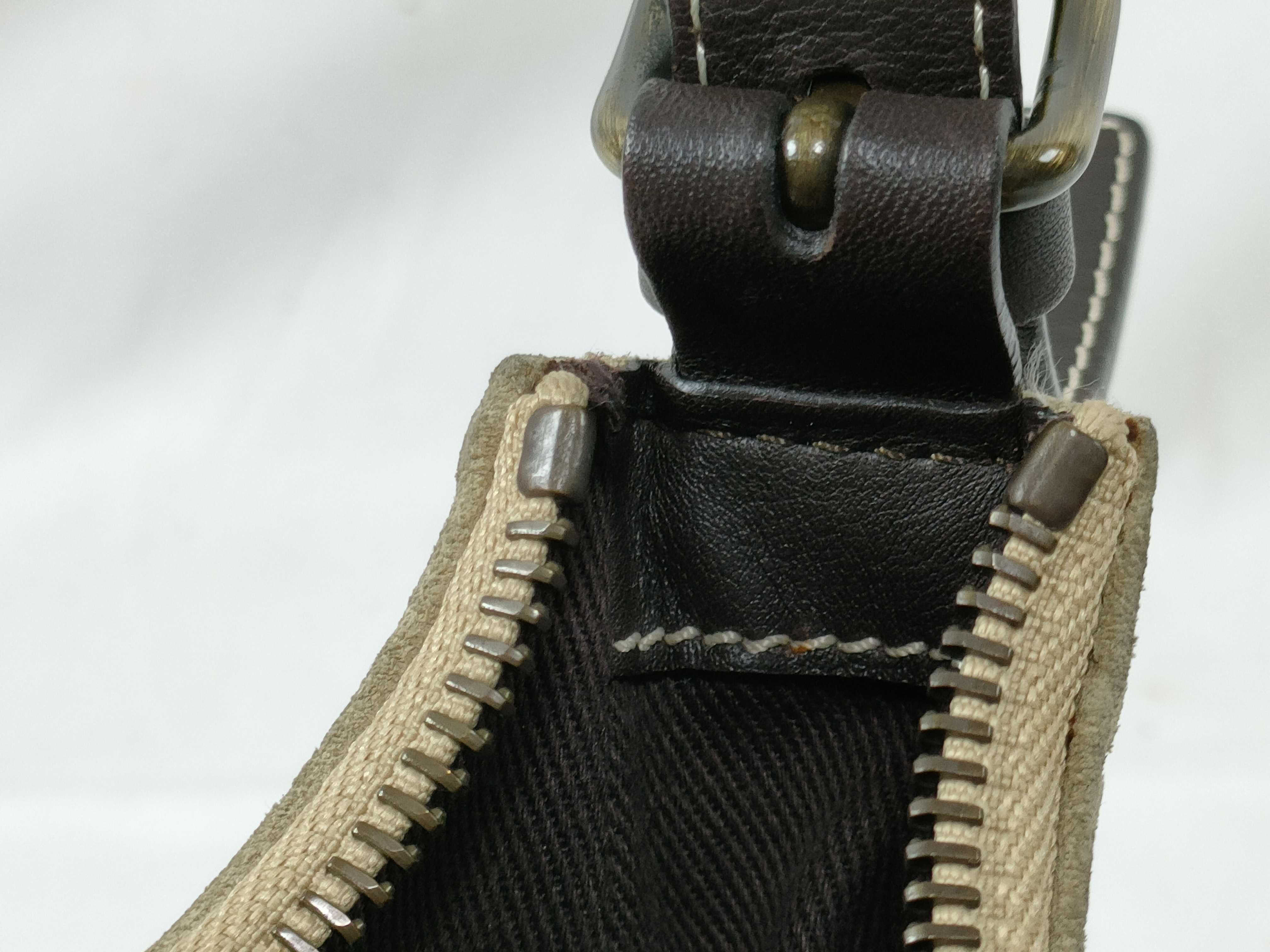 One-Shoulder Hobo Macadam Handbag — view 13