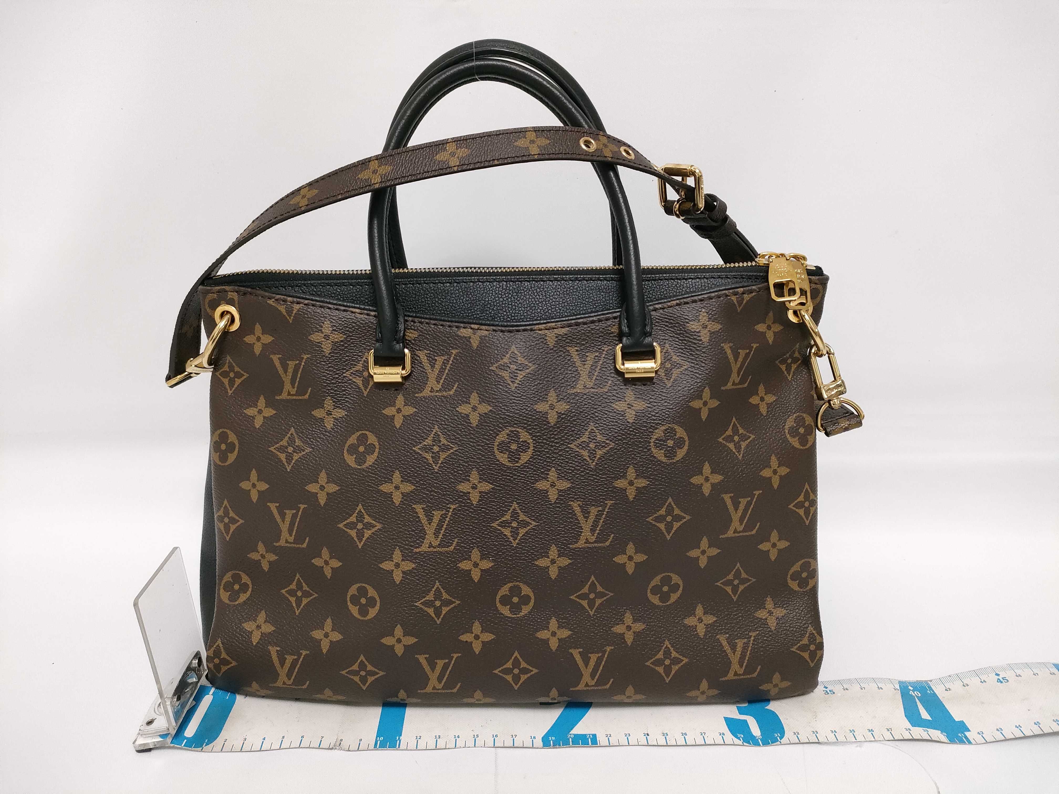 Monogram Louis Vuitton Monogram Pallas Chain Black M42756 Handbag — view 2