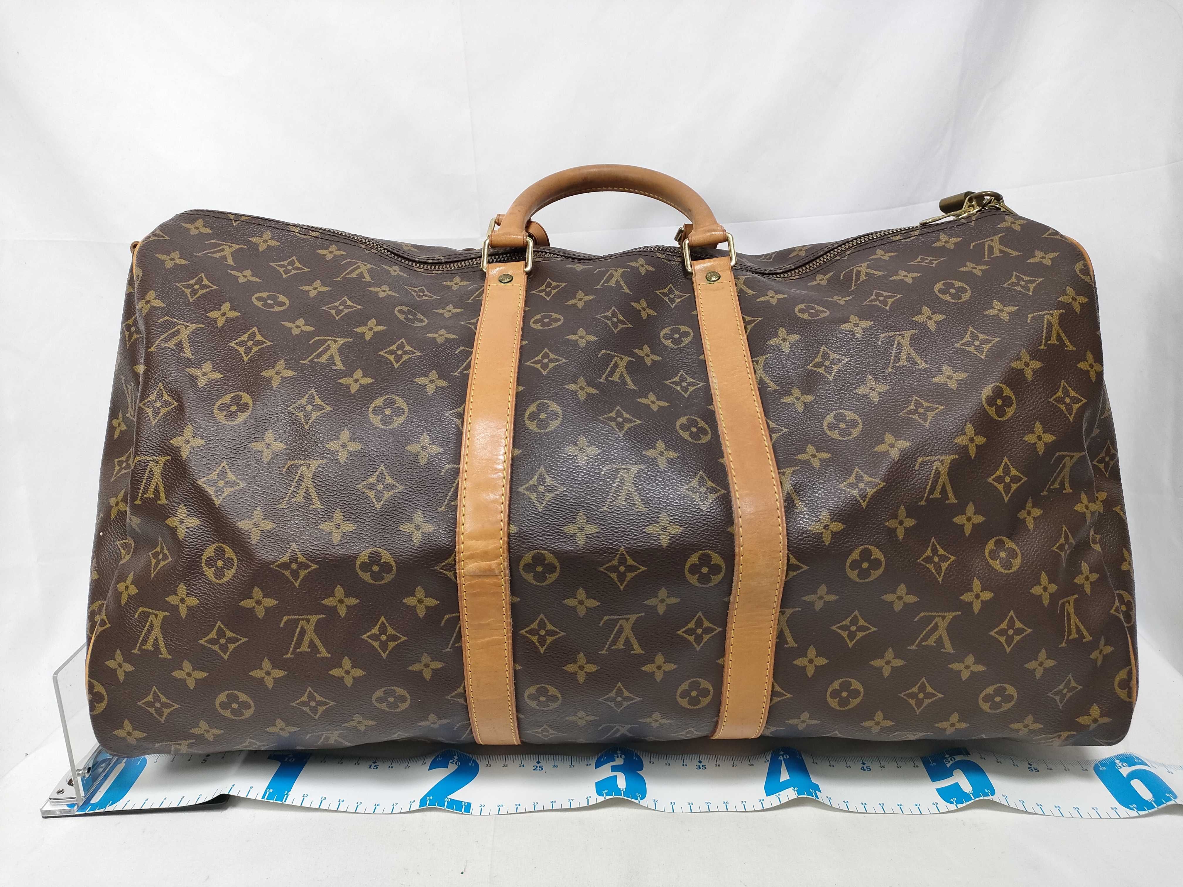 Monogram Keepall Bandoulière 55 M41414 TH1924 Brown Boston Bag — view 2