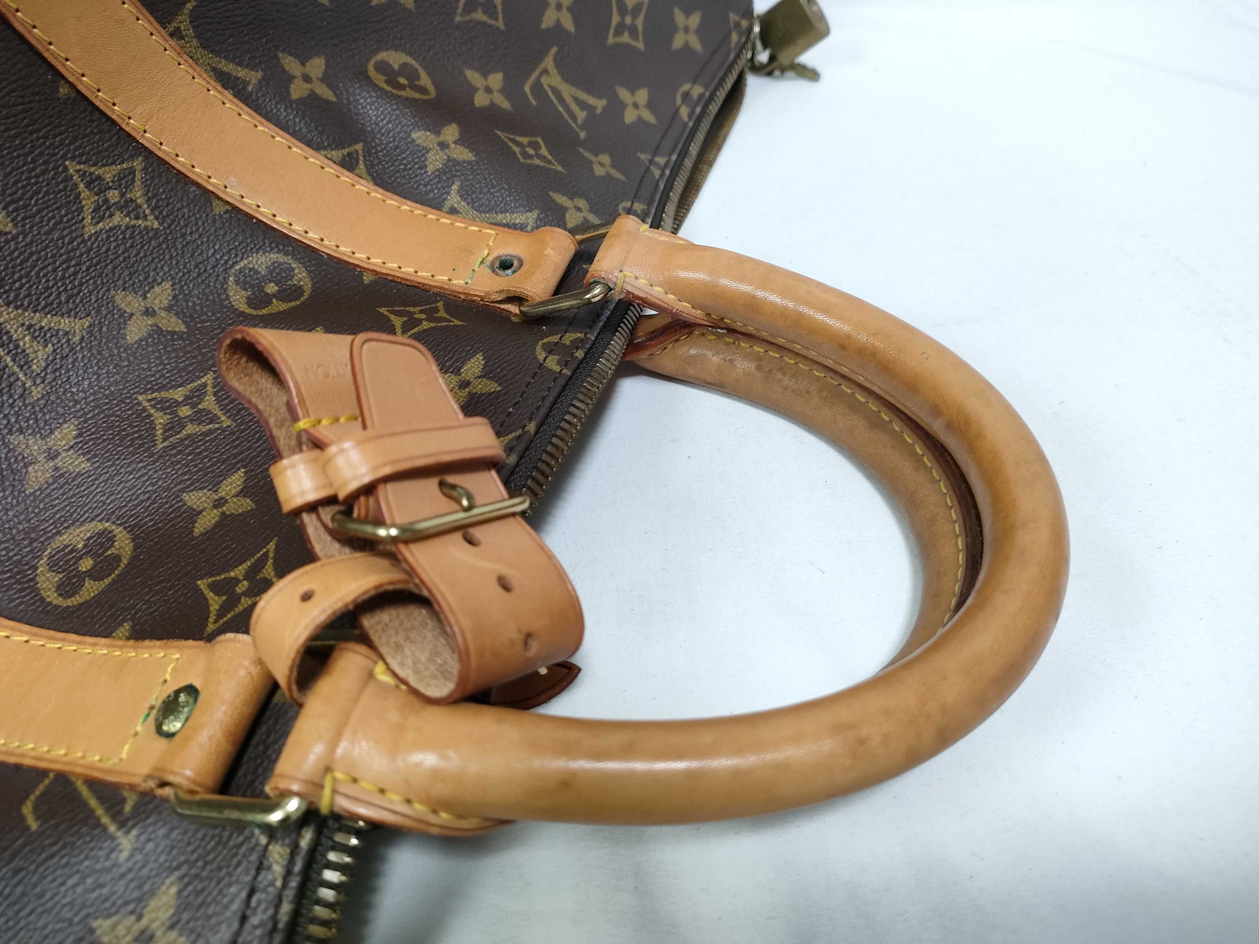 Monogram Keepall Bandoulière 55 M41414 TH1924 Brown Boston Bag — view 13