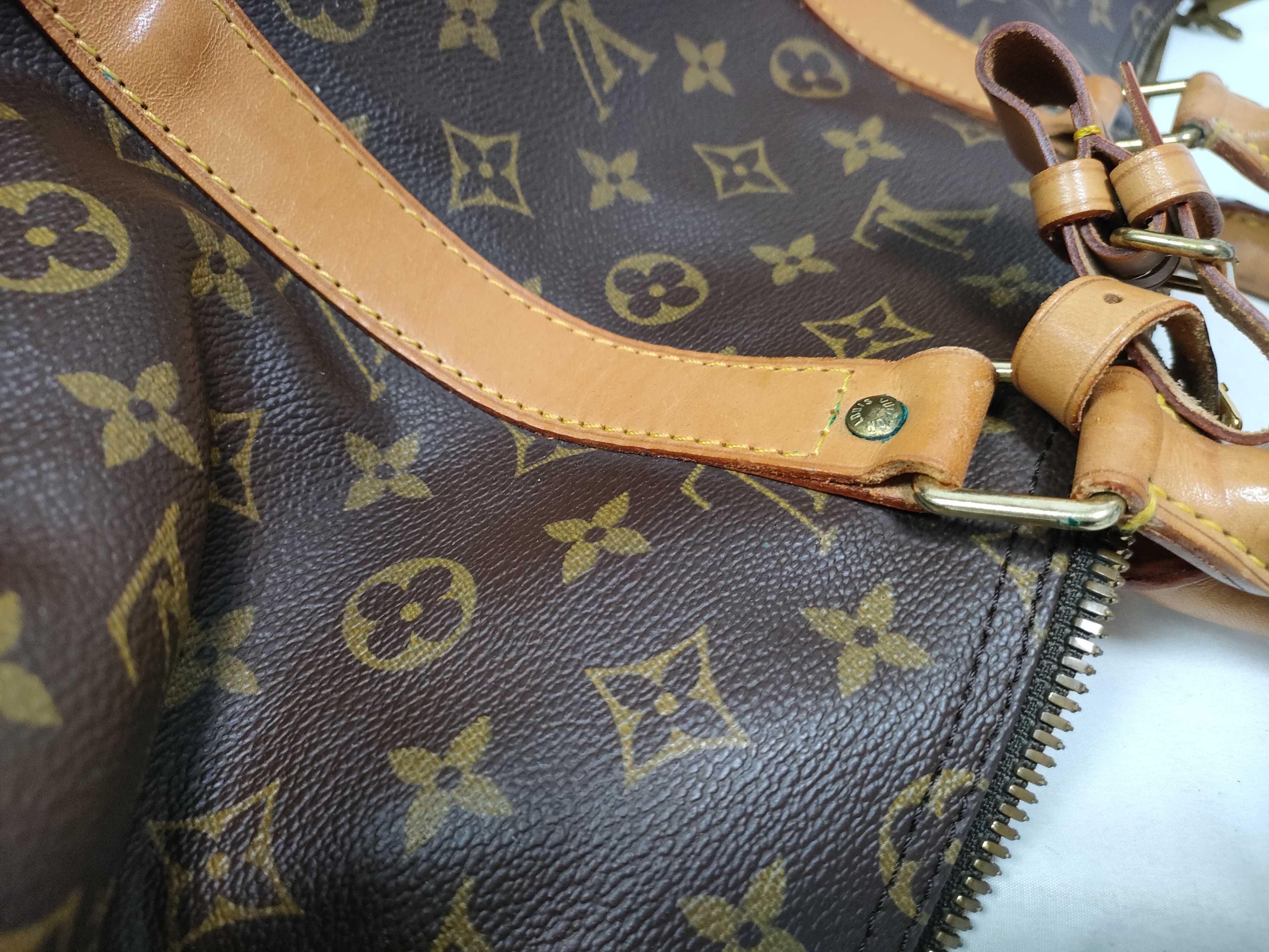 Monogram Keepall Bandoulière 55 M41414 TH1924 Brown Boston Bag — view 14