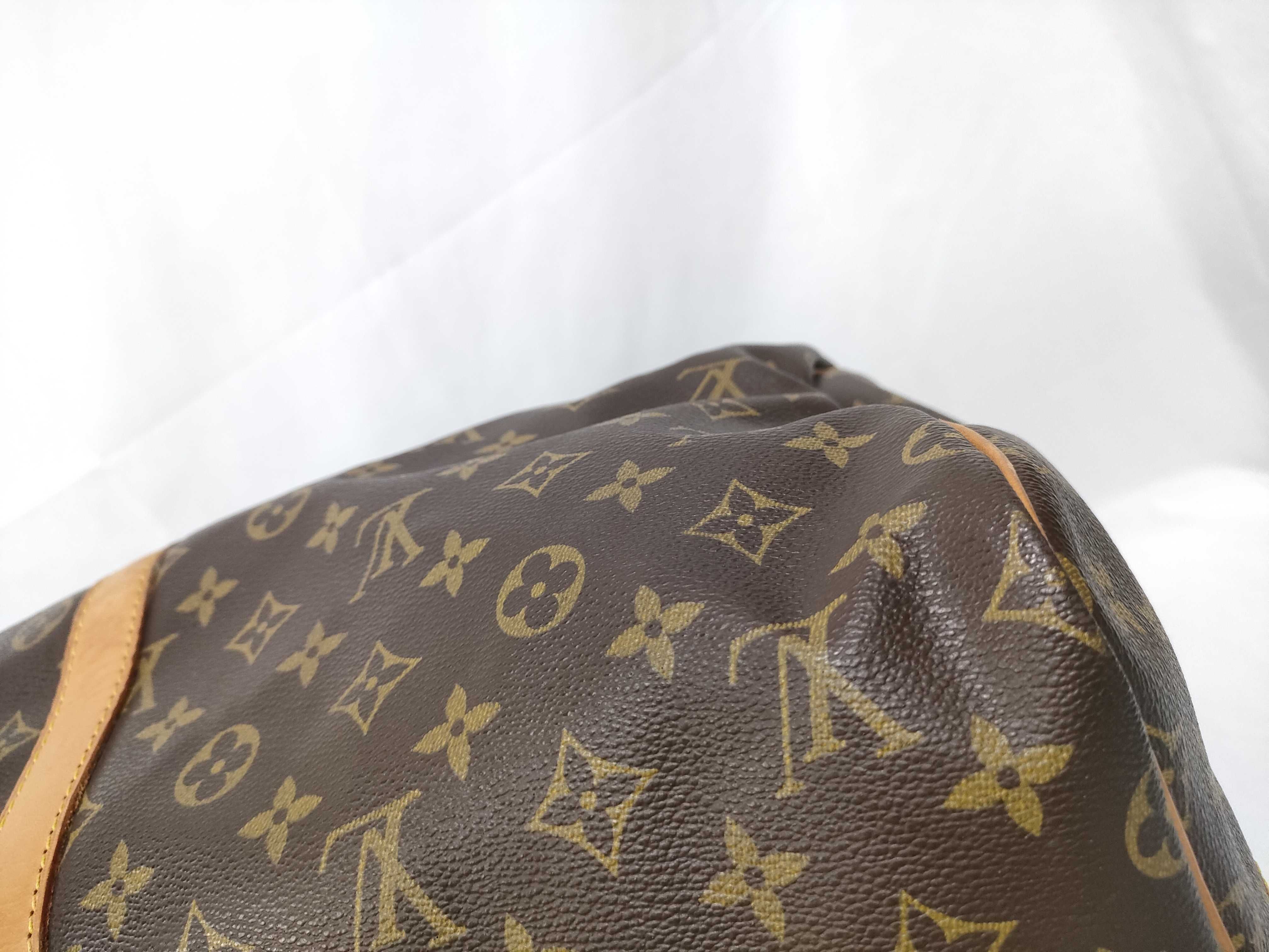 Monogram Keepall Bandoulière 55 M41414 TH1924 Brown Boston Bag — view 5
