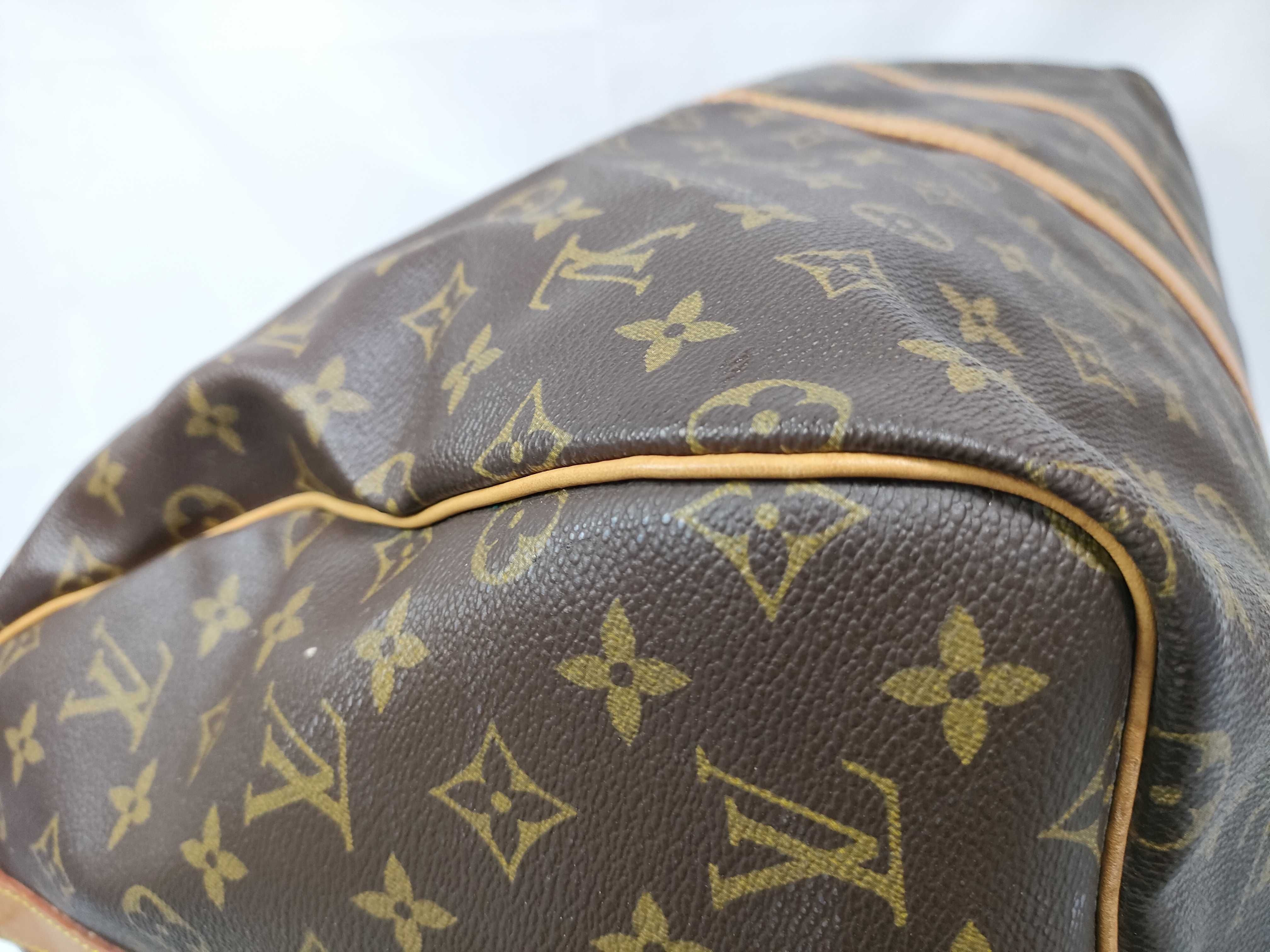 Monogram Keepall Bandoulière 55 M41414 TH1924 Brown Boston Bag — view 8