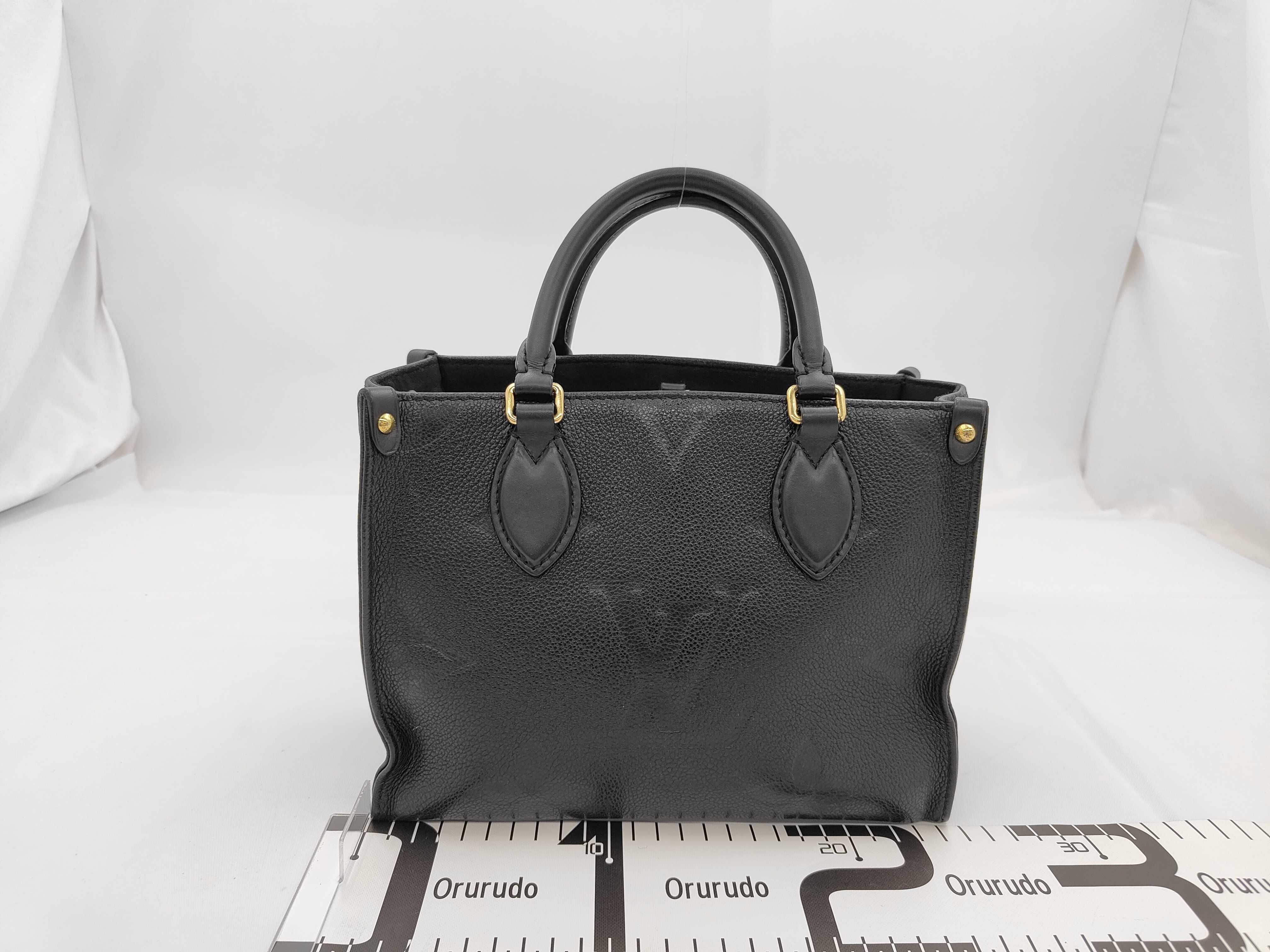 Empreinte OnTheGo PM IC Tag Black Gold Hardware with Studs Handbag — view 2