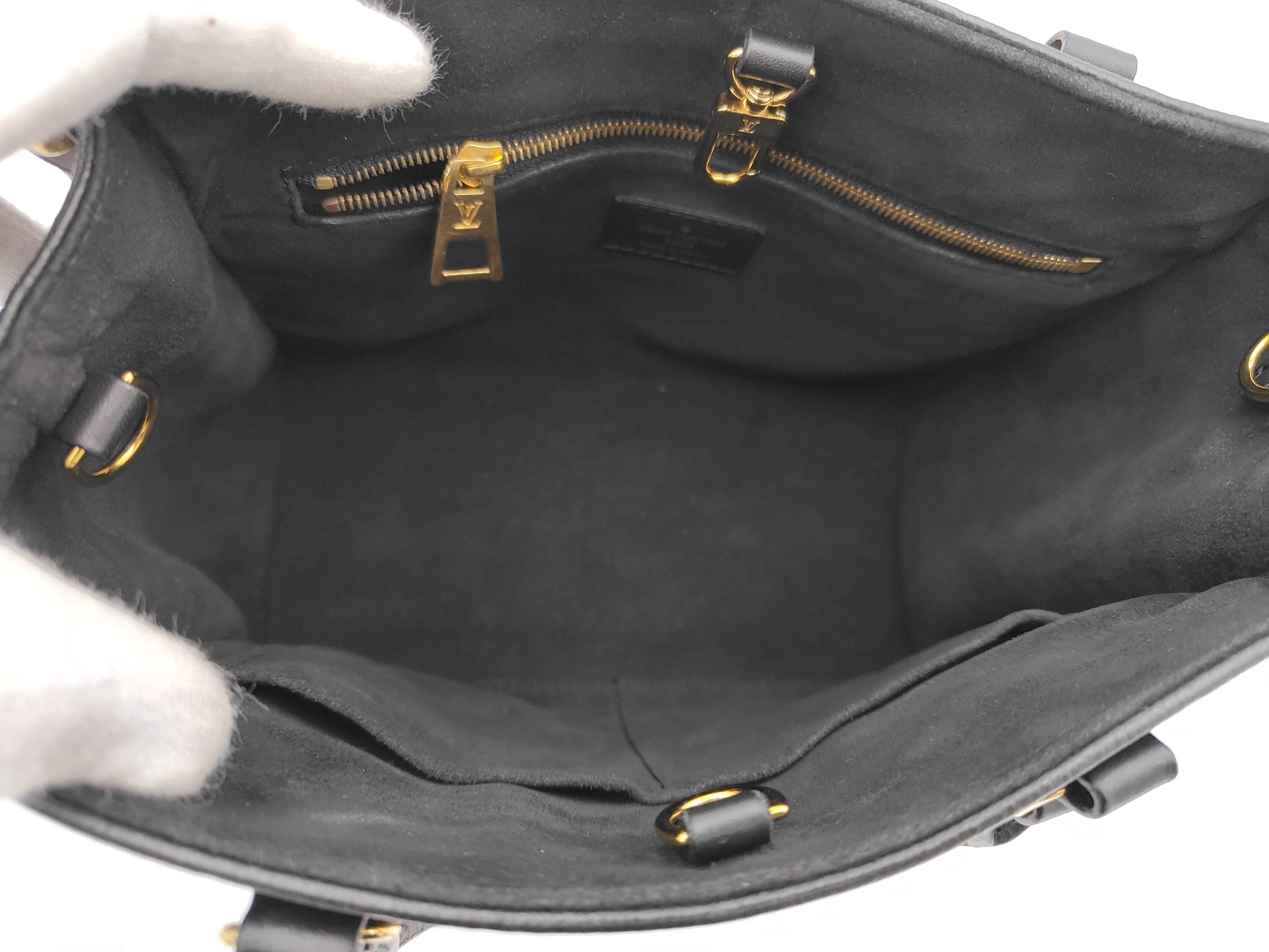 Empreinte OnTheGo PM IC Tag Black Gold Hardware with Studs Handbag — view 8