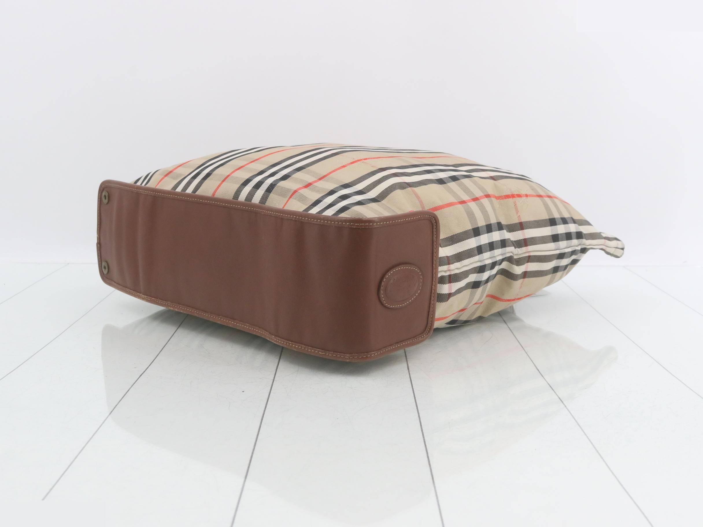 Nova Check Packable Tote Bag — view 6