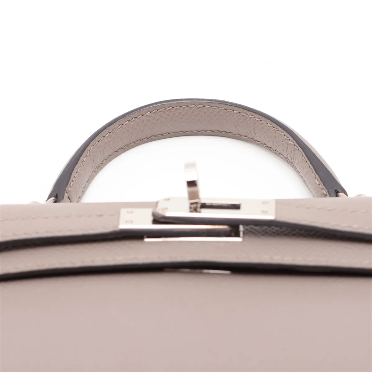 [Individually packaged] Hermes Mini Kelly 2 20 Sellier Veau Epsom Gris Asphalt Silver Hardware A: 2017 — view 6