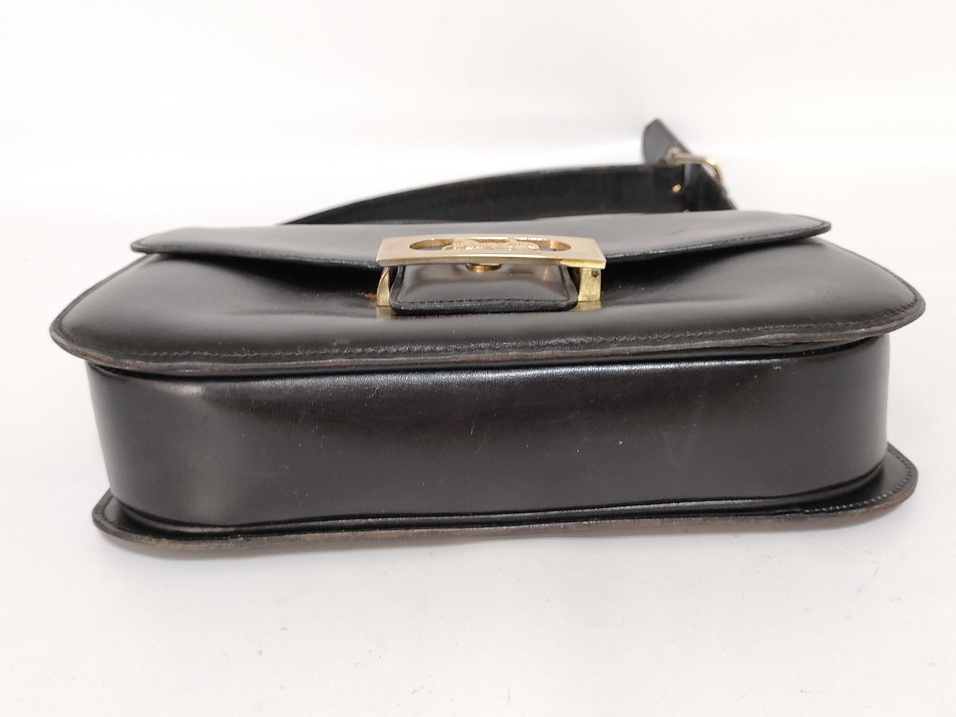 Shoulder Bag with Carriage Hardware — view 8