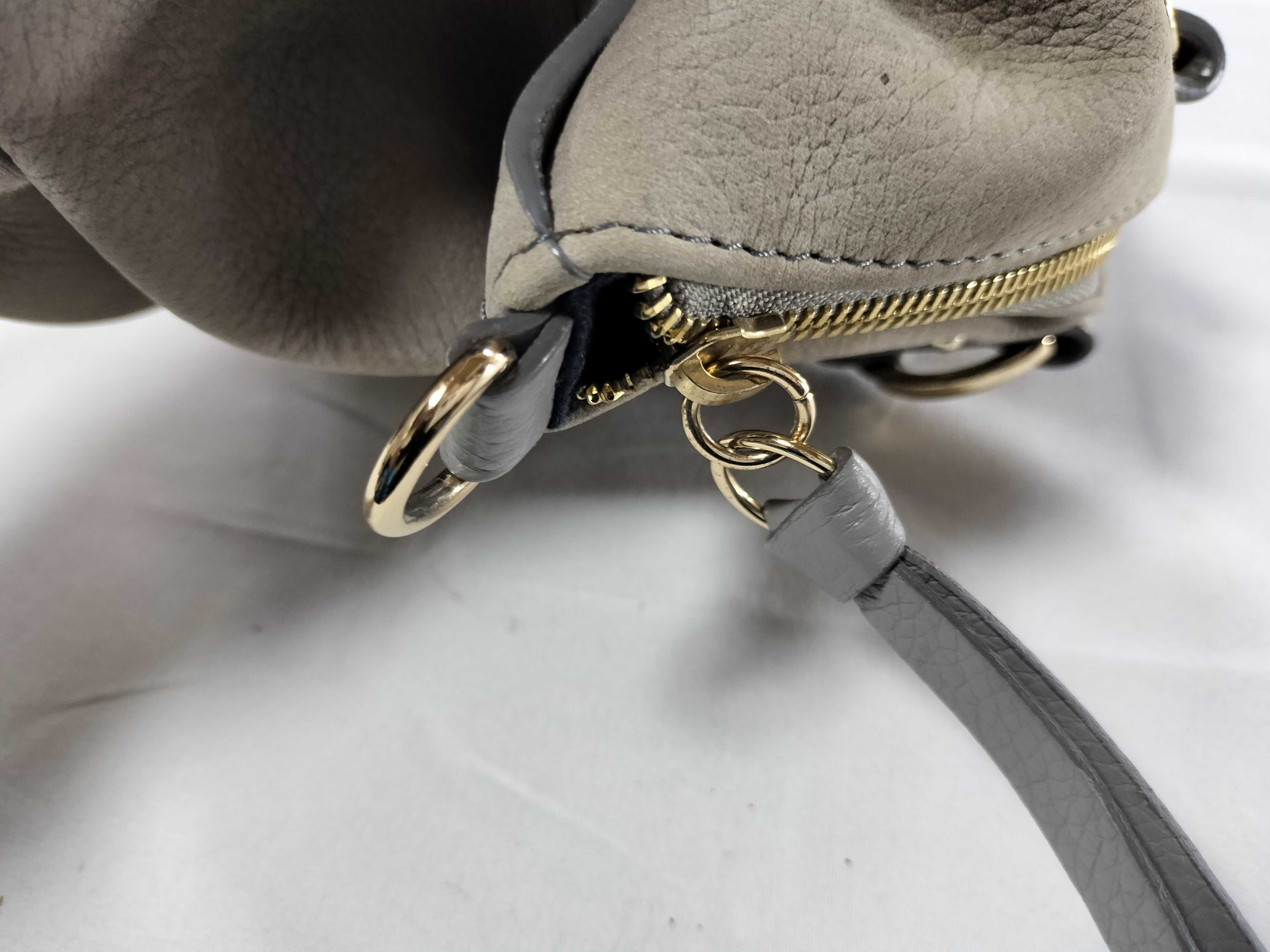 SEE BY CHLOE Leather Light Gray 2-Way Bag Shoulder Bag — view 13