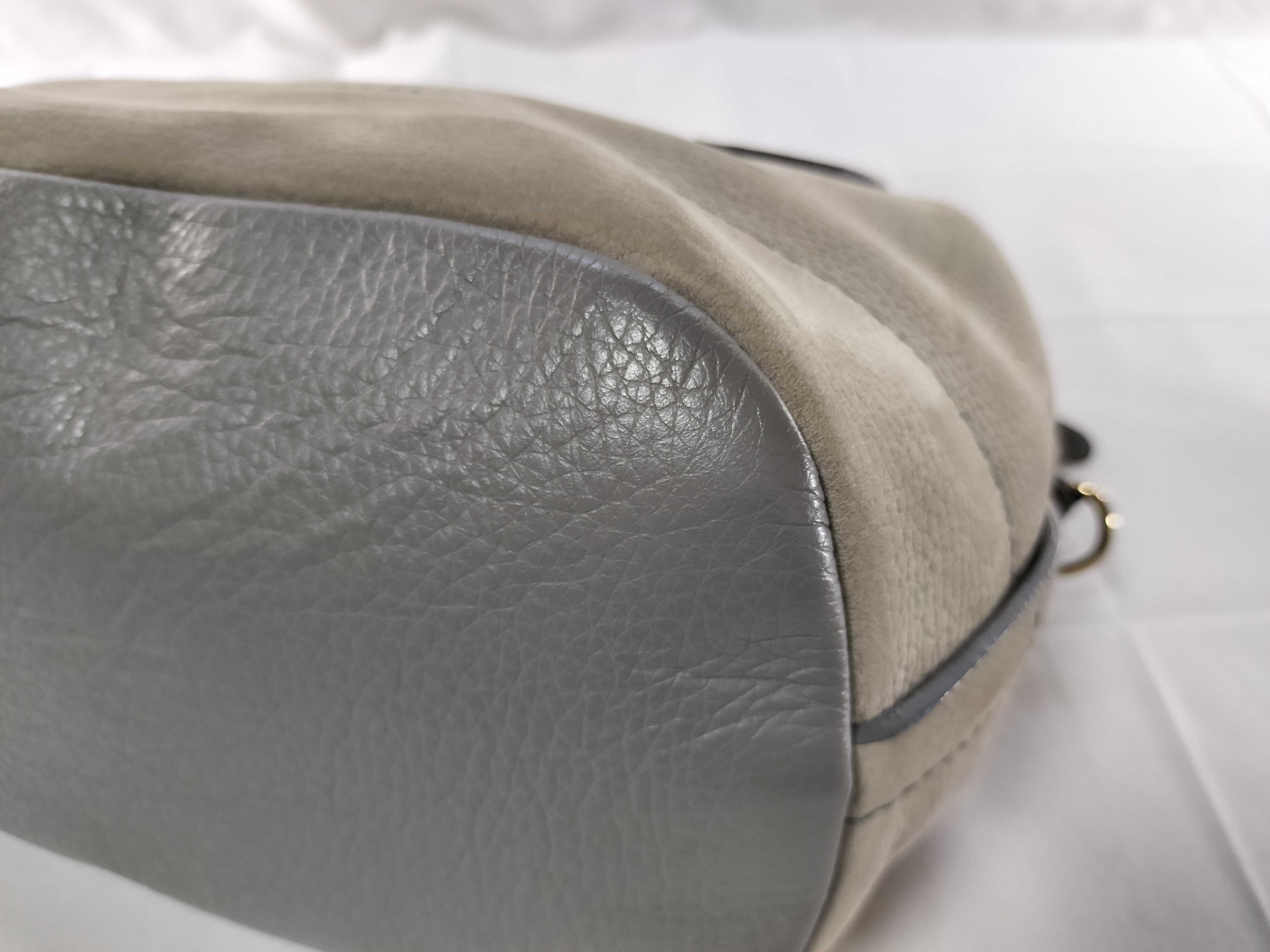 SEE BY CHLOE Leather Light Gray 2-Way Bag Shoulder Bag — view 7