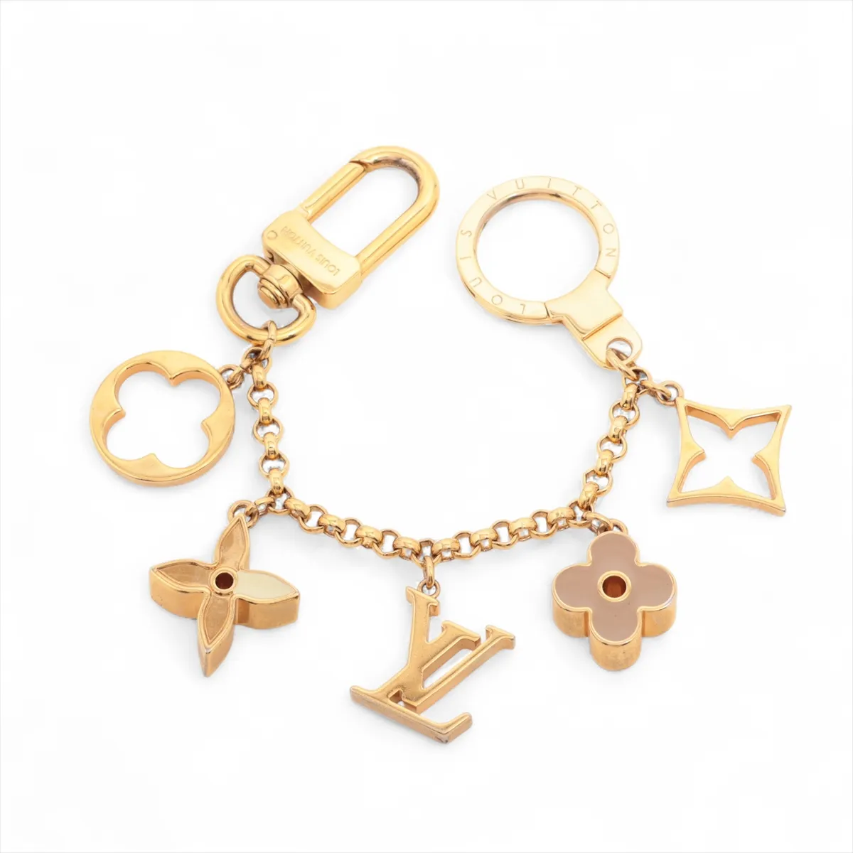 M65111 Fleur de Monogram FJ0188 Charm GP Gold -