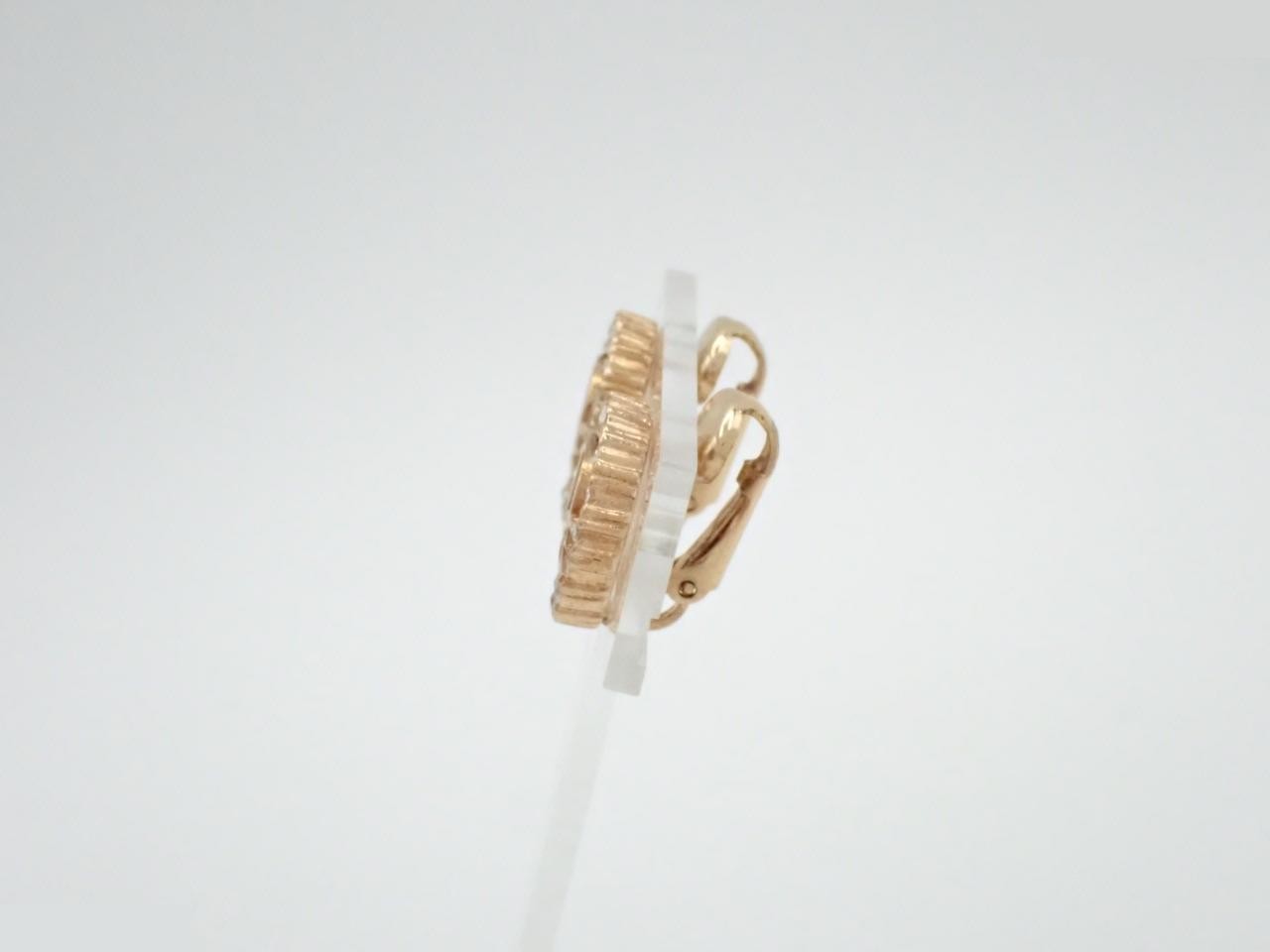Rhinestone Logo Earrings — view 3