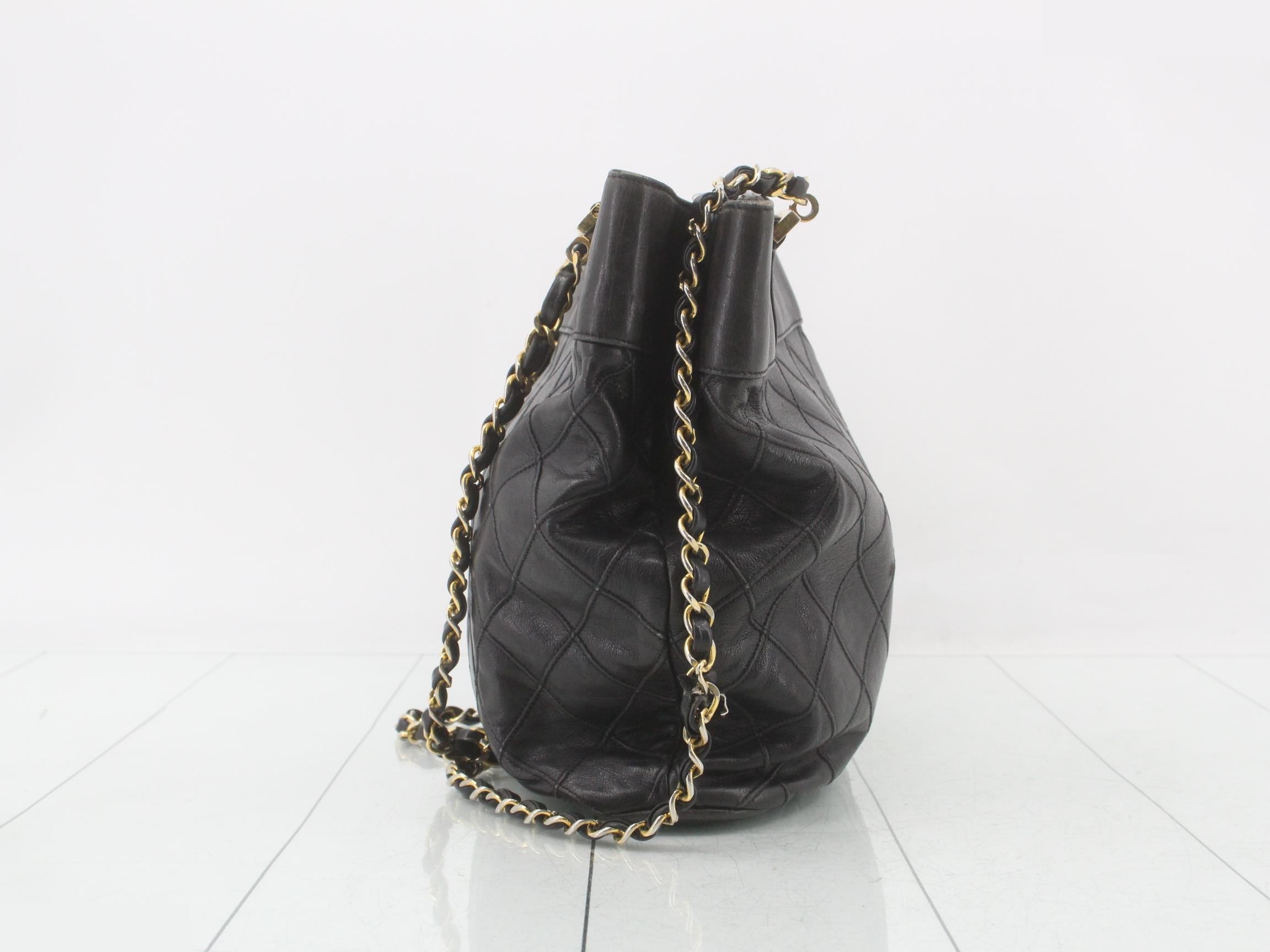 Matelassé Chain Shoulder Bag — view 3