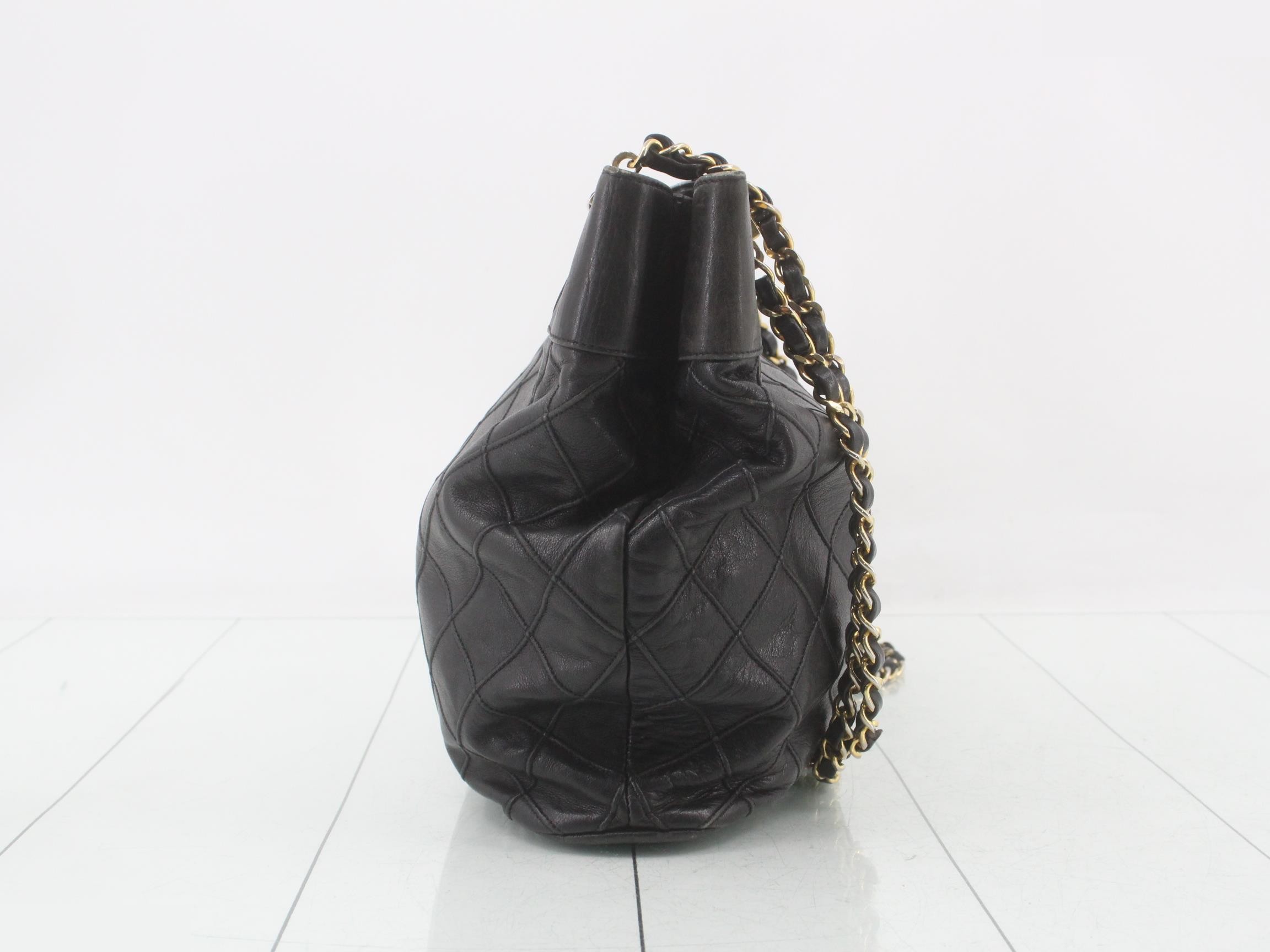 Matelassé Chain Shoulder Bag — view 4