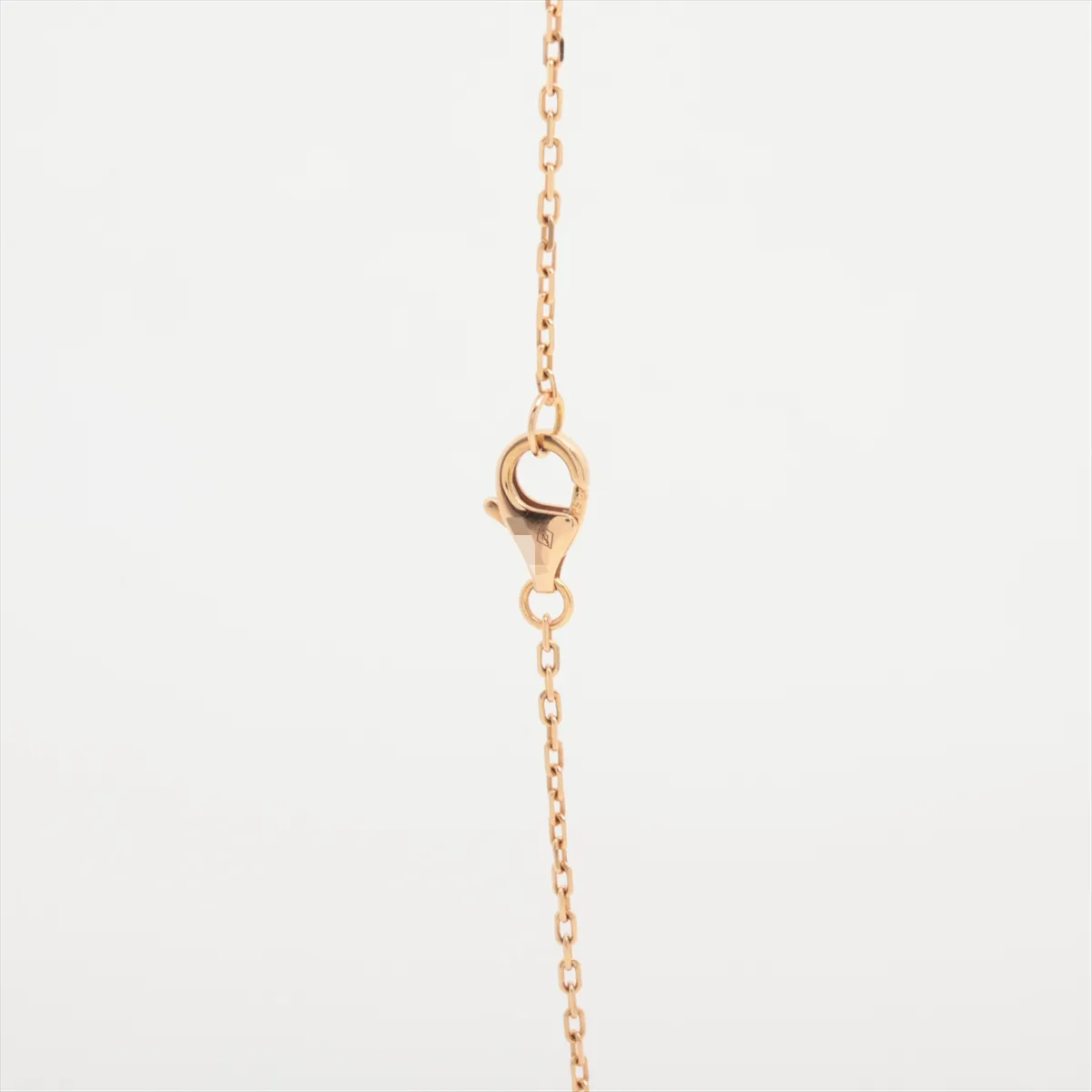 Trinity Heart Diamond Necklace, 750 (Yellow Gold x Pink Gold x White Gold), 4.3g, GLK152, Metal imperfections, CRB7061200 — view 3